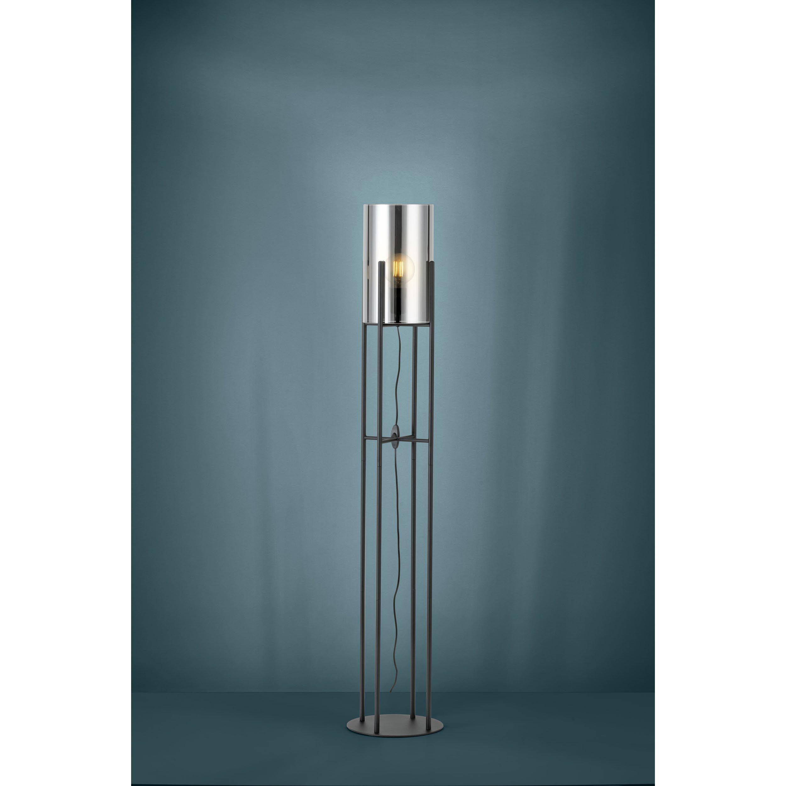 Lampadaire GLASTONBURY noir H136cm