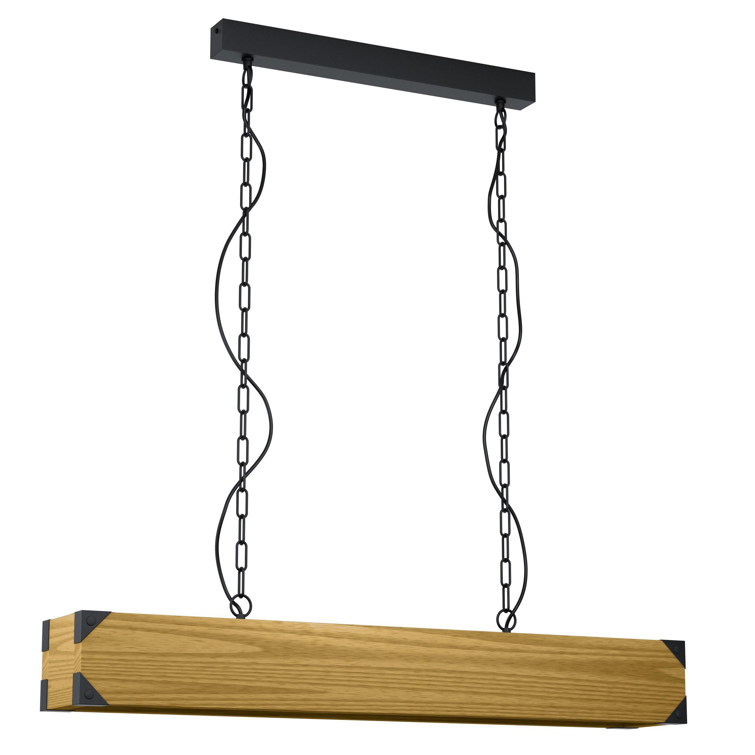 Suspension HARBOROUGH bois L90cm