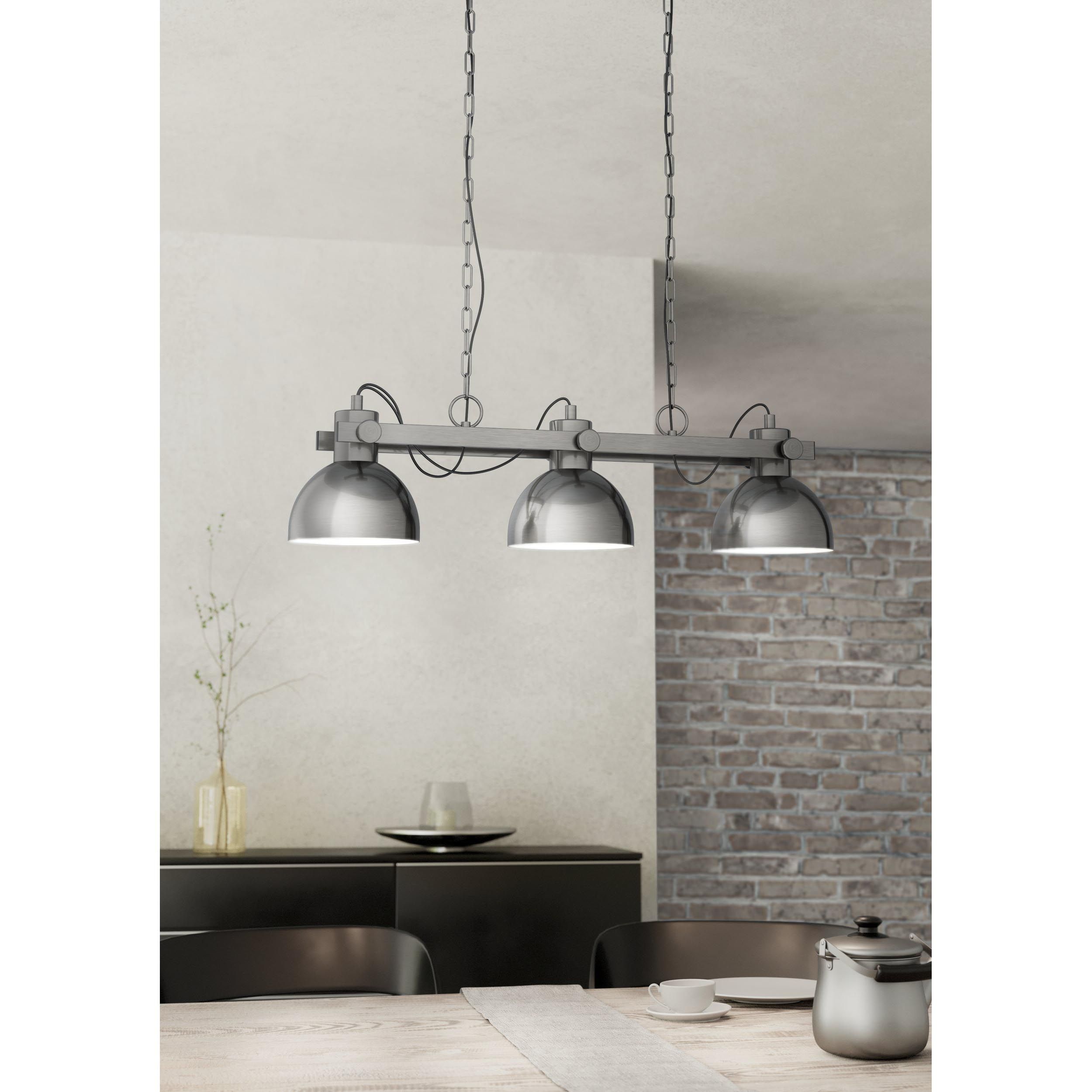 Suspension LUBENHAM 1gris L90cm