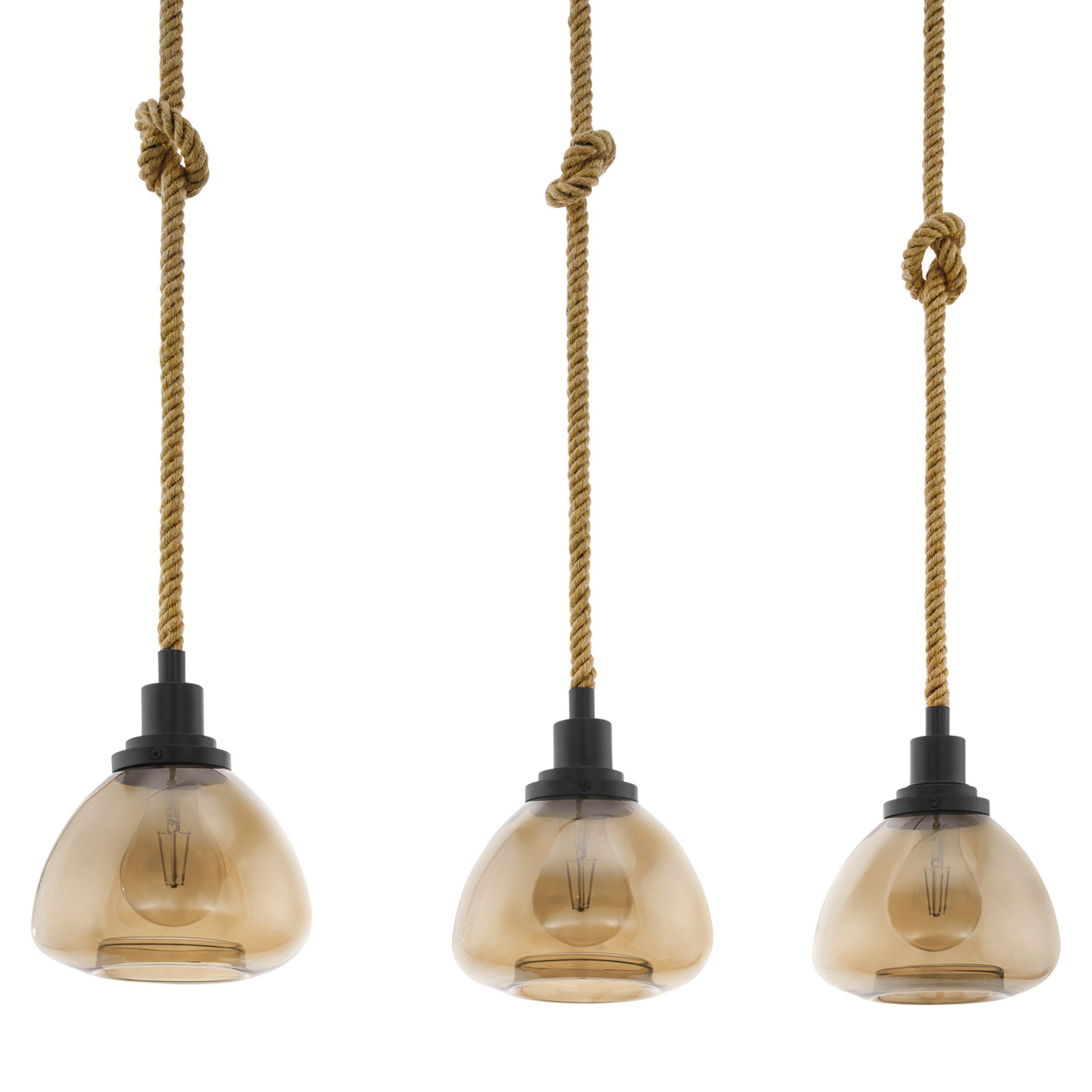 Suspension RAMPSIDE ambre L65cm