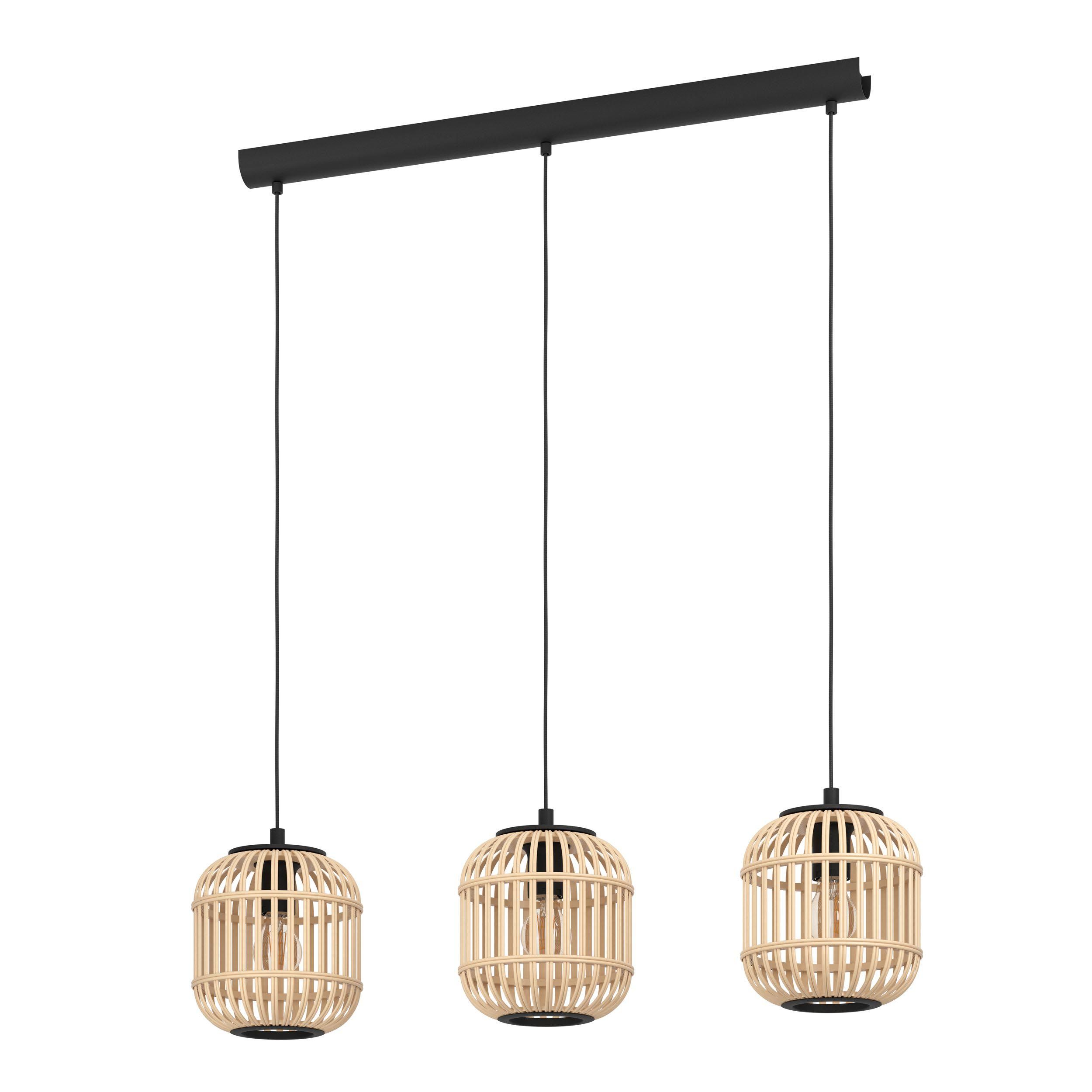 Suspension bambou naturel BORDESLEY barre 3