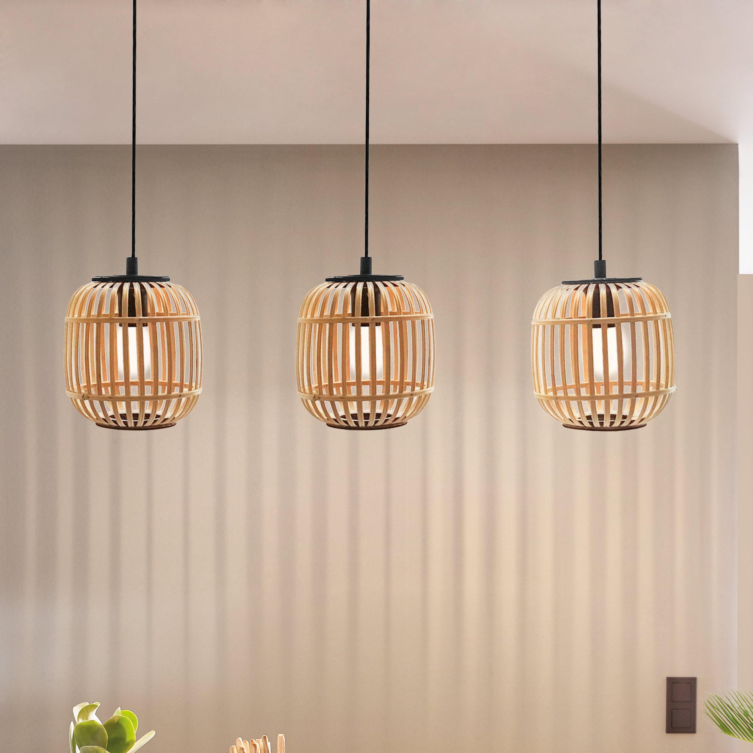 Suspension bambou naturel BORDESLEY barre 3