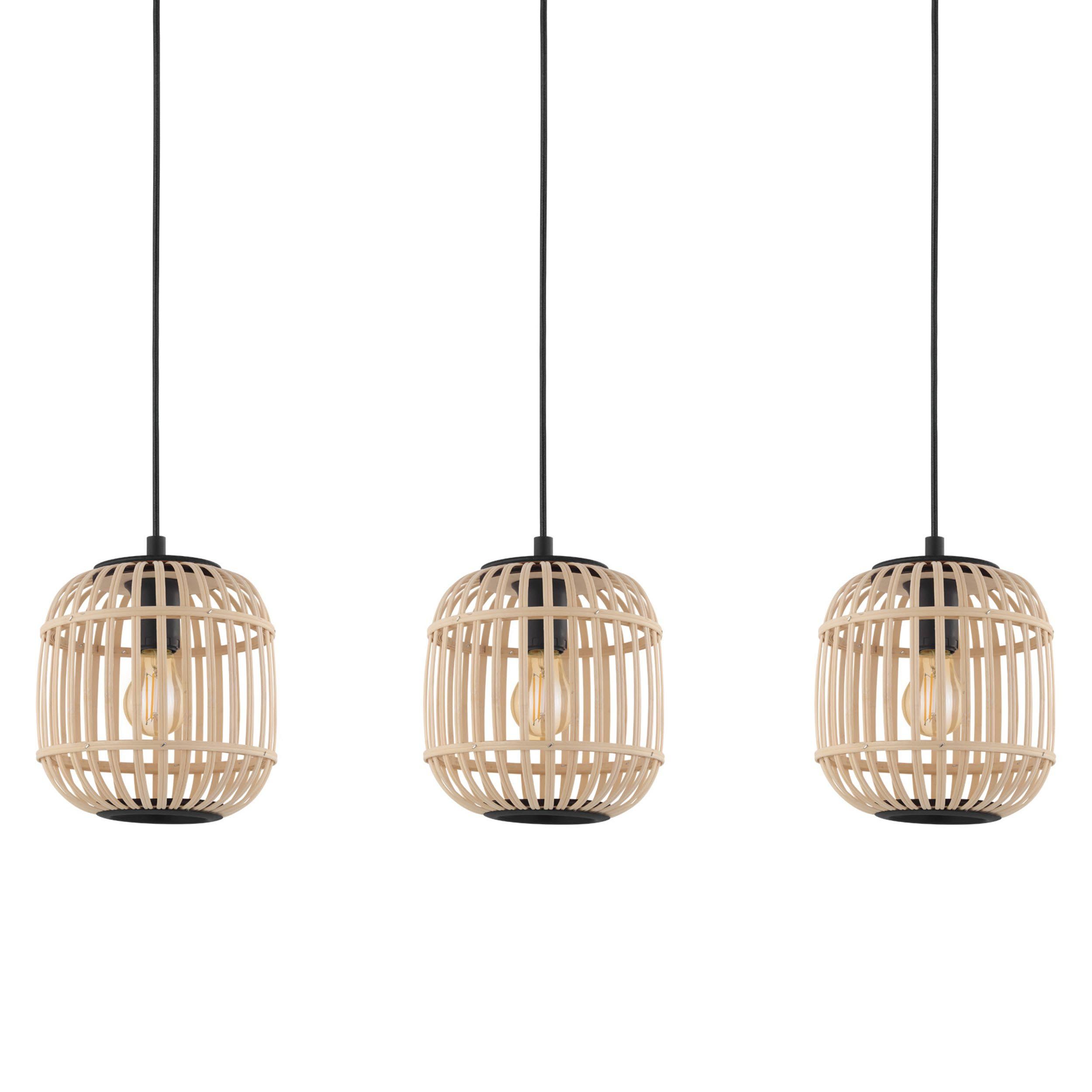 Suspension bambou naturel BORDESLEY barre 3