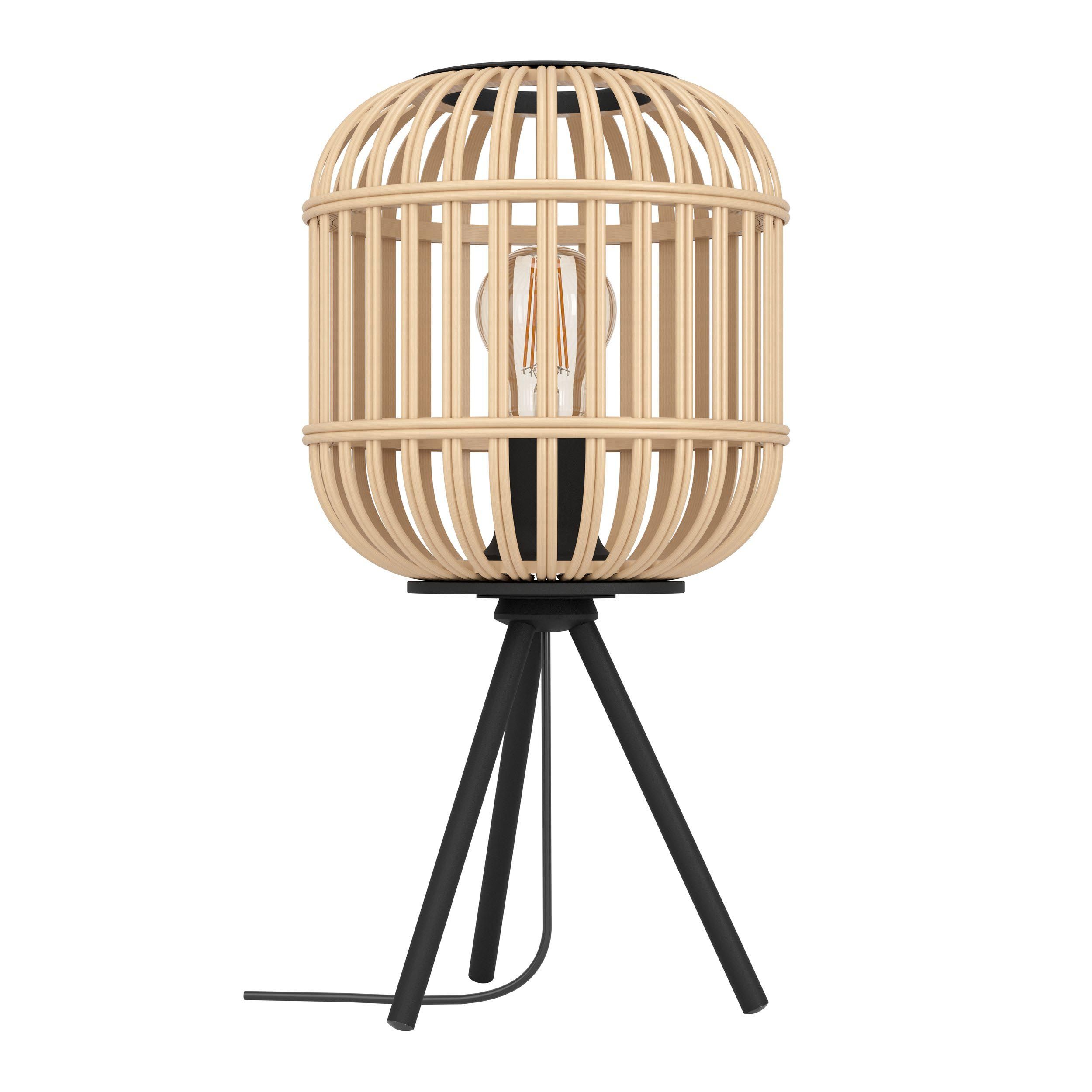 Lampe de table bambou naturel BORDESLEY E27 1X28W