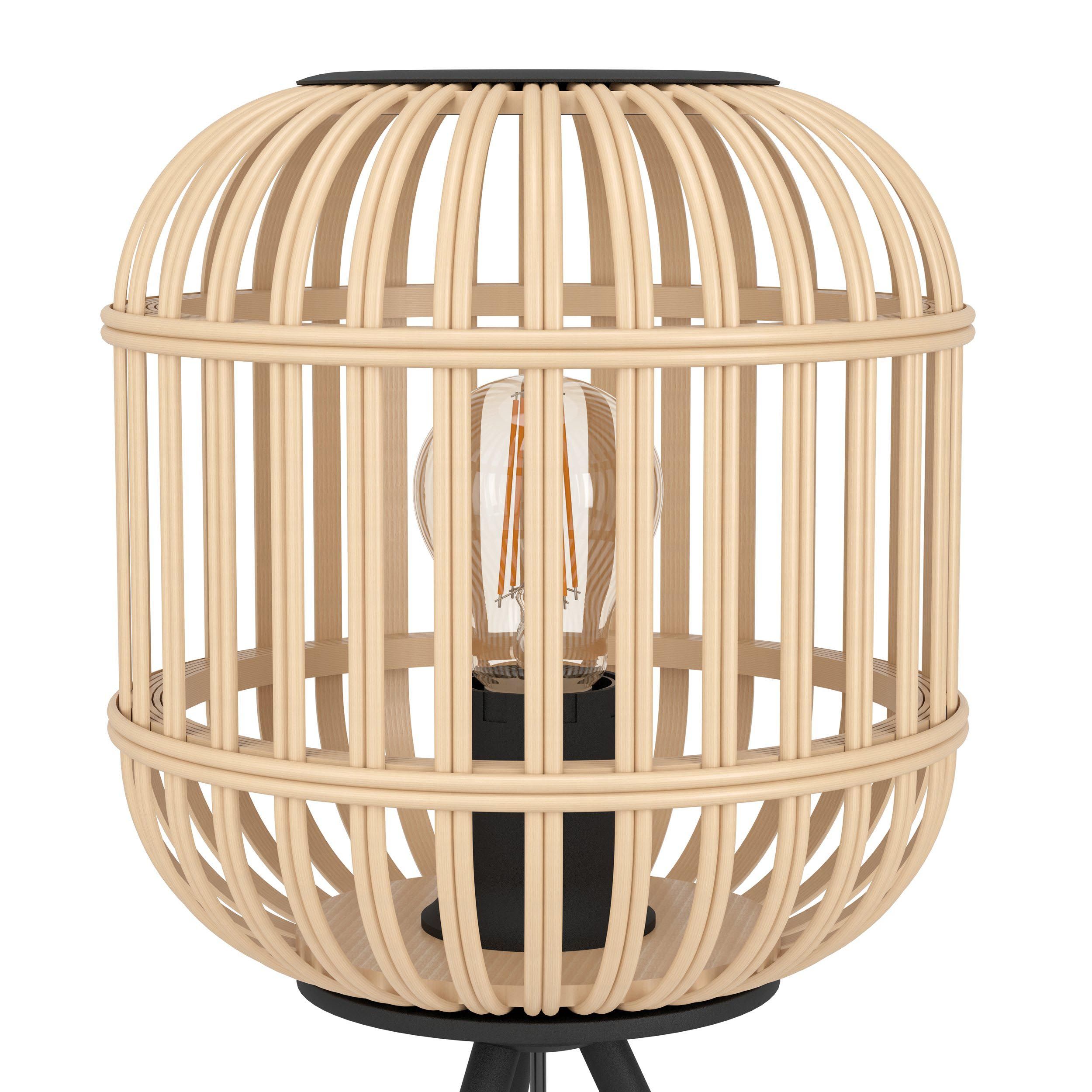Lampe de table bambou naturel BORDESLEY E27 1X28W