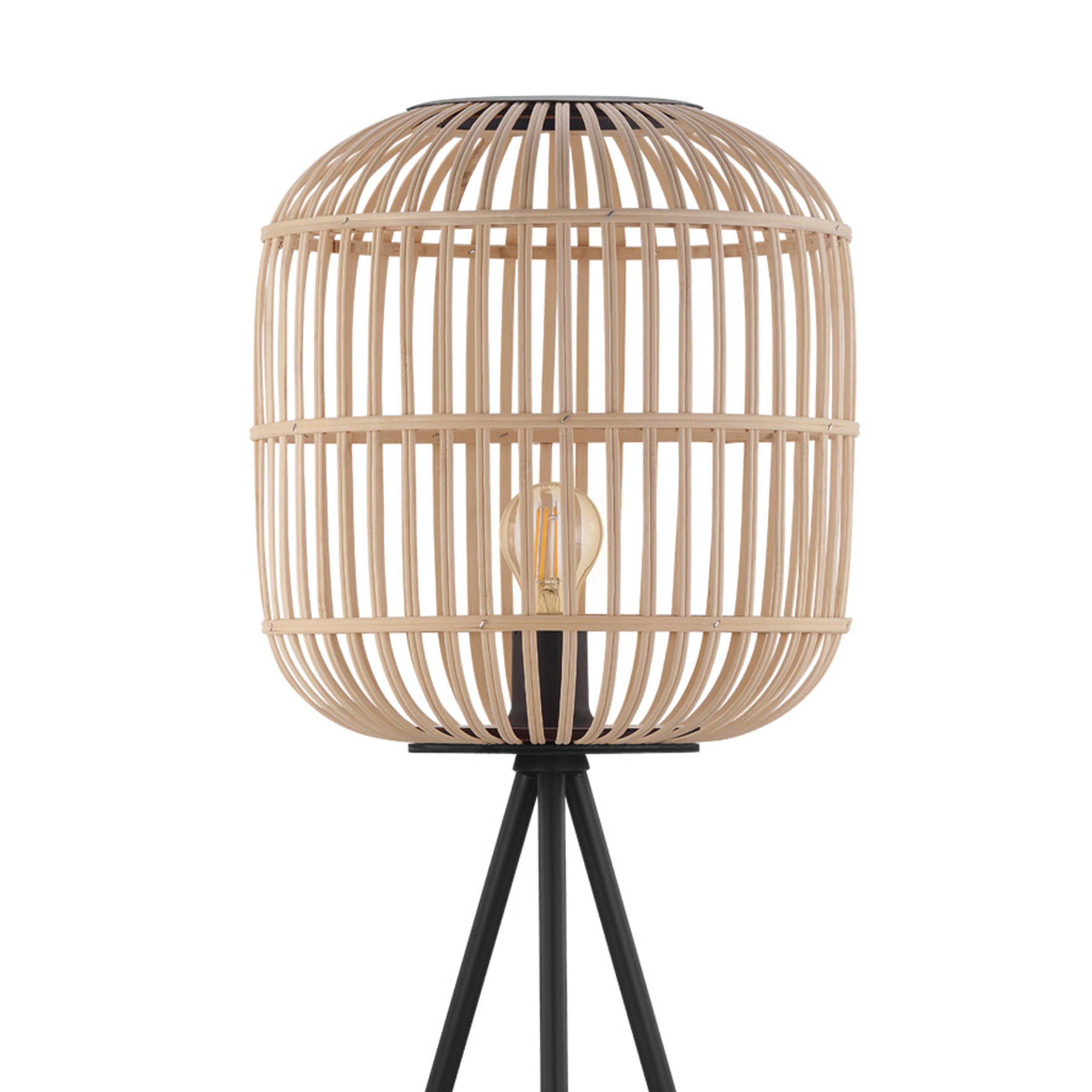 Lampadaire bambou naturel BORDESLEY E27 1X28W