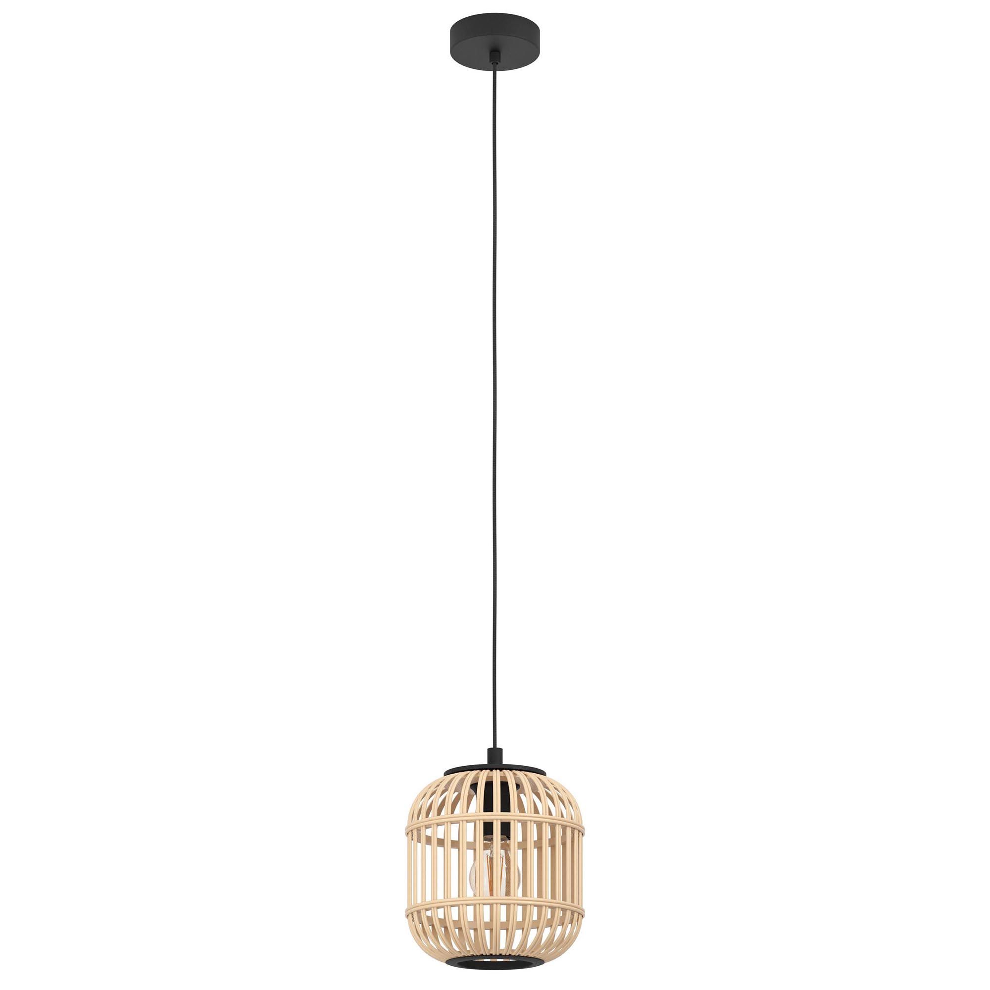Suspension BORDESLEY bambou/naturel Ø21cm
