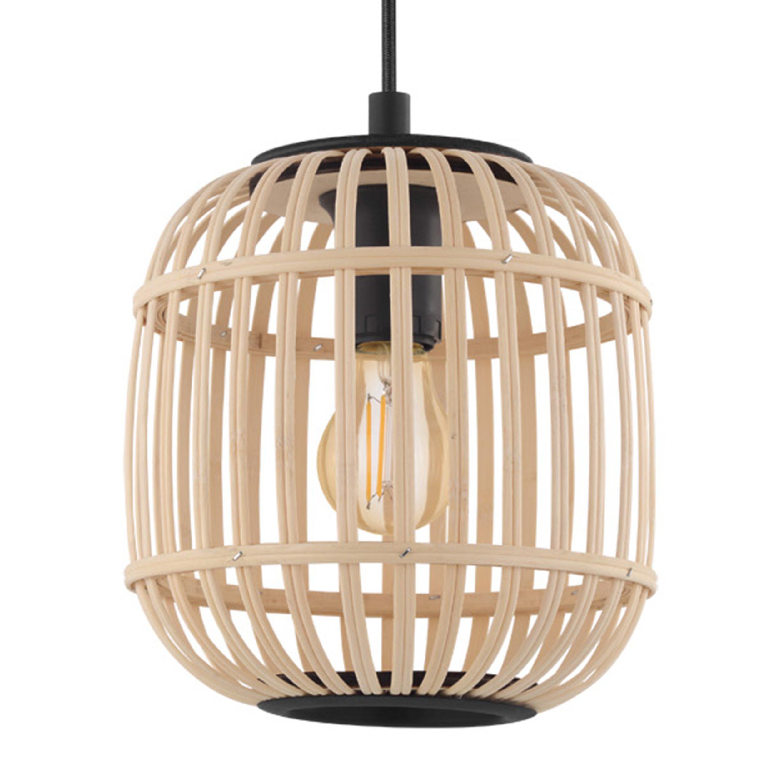 Suspension BORDESLEY bambou/naturel Ø21cm