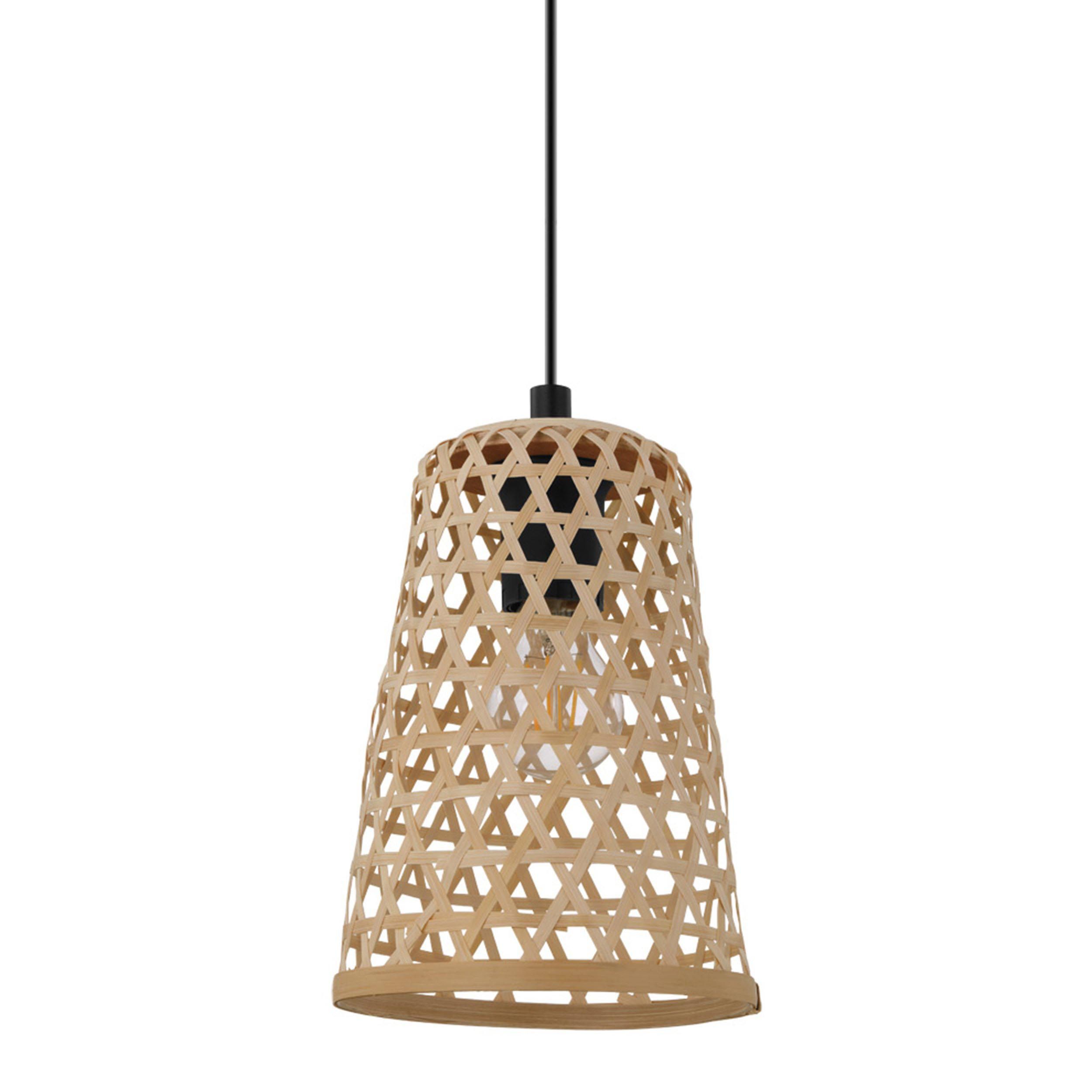 Suspension BORDESLEY bambou/naturel Ø18cm