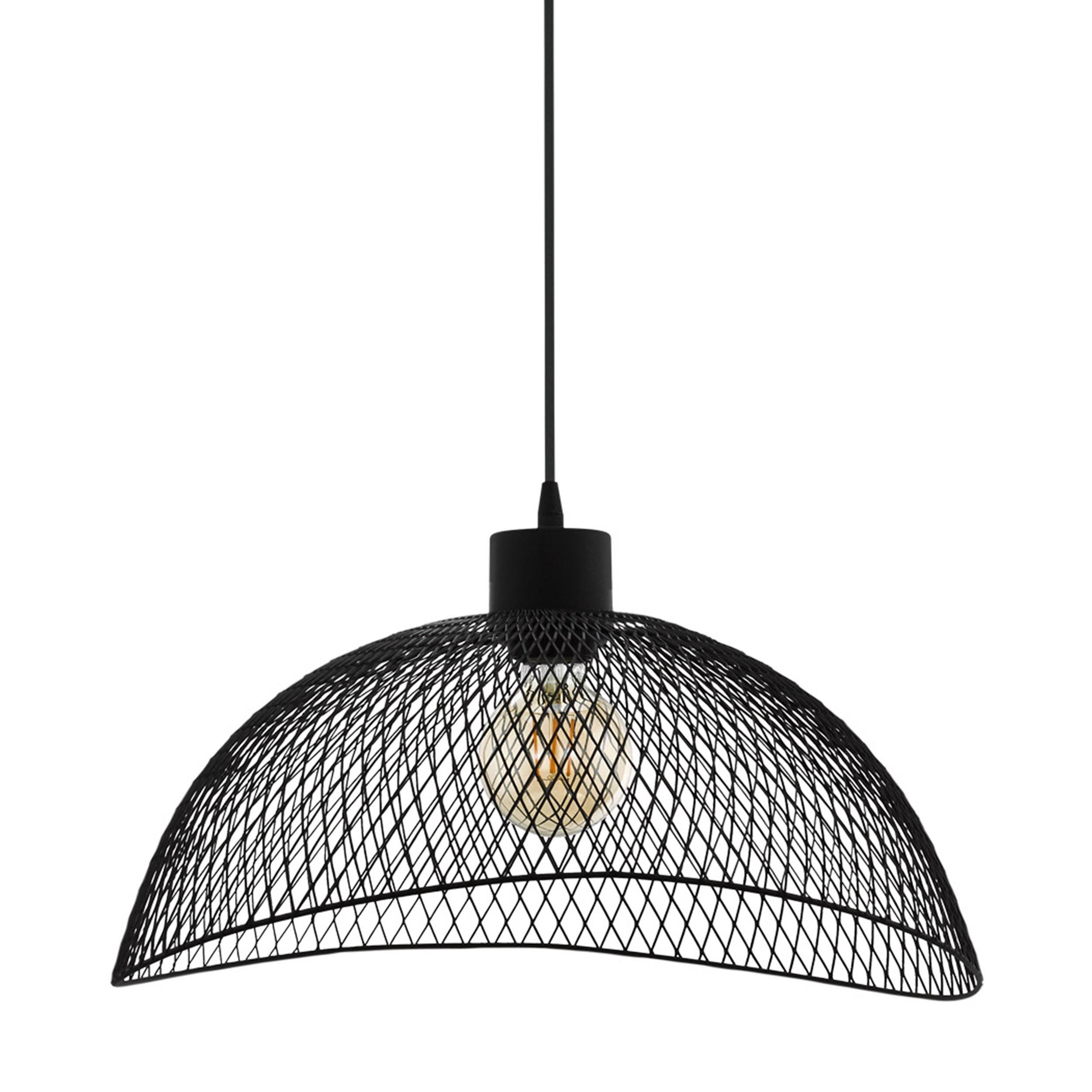 Suspension POMPEYA noir Ø45cm