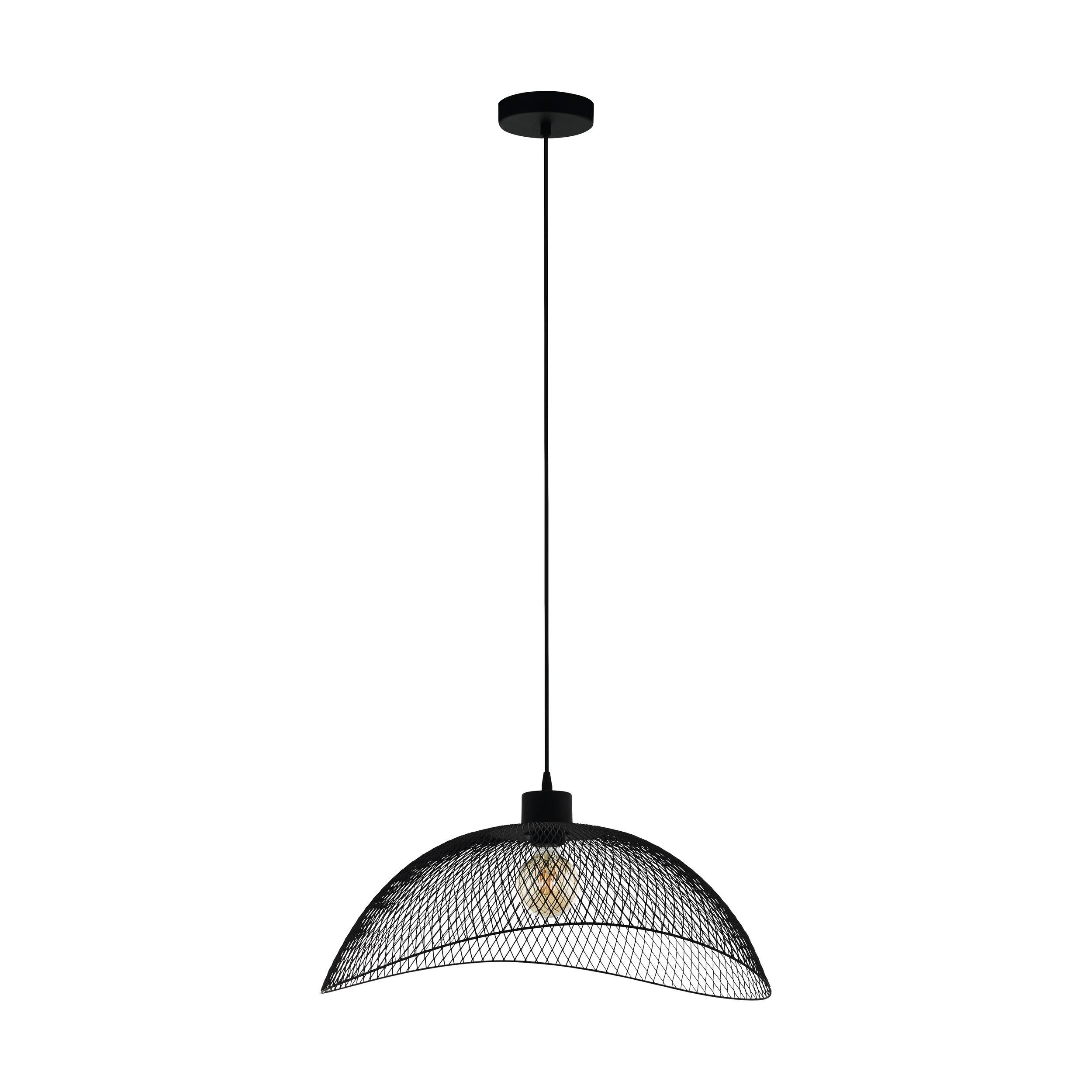 Suspension POMPEYA noir Ø56cm