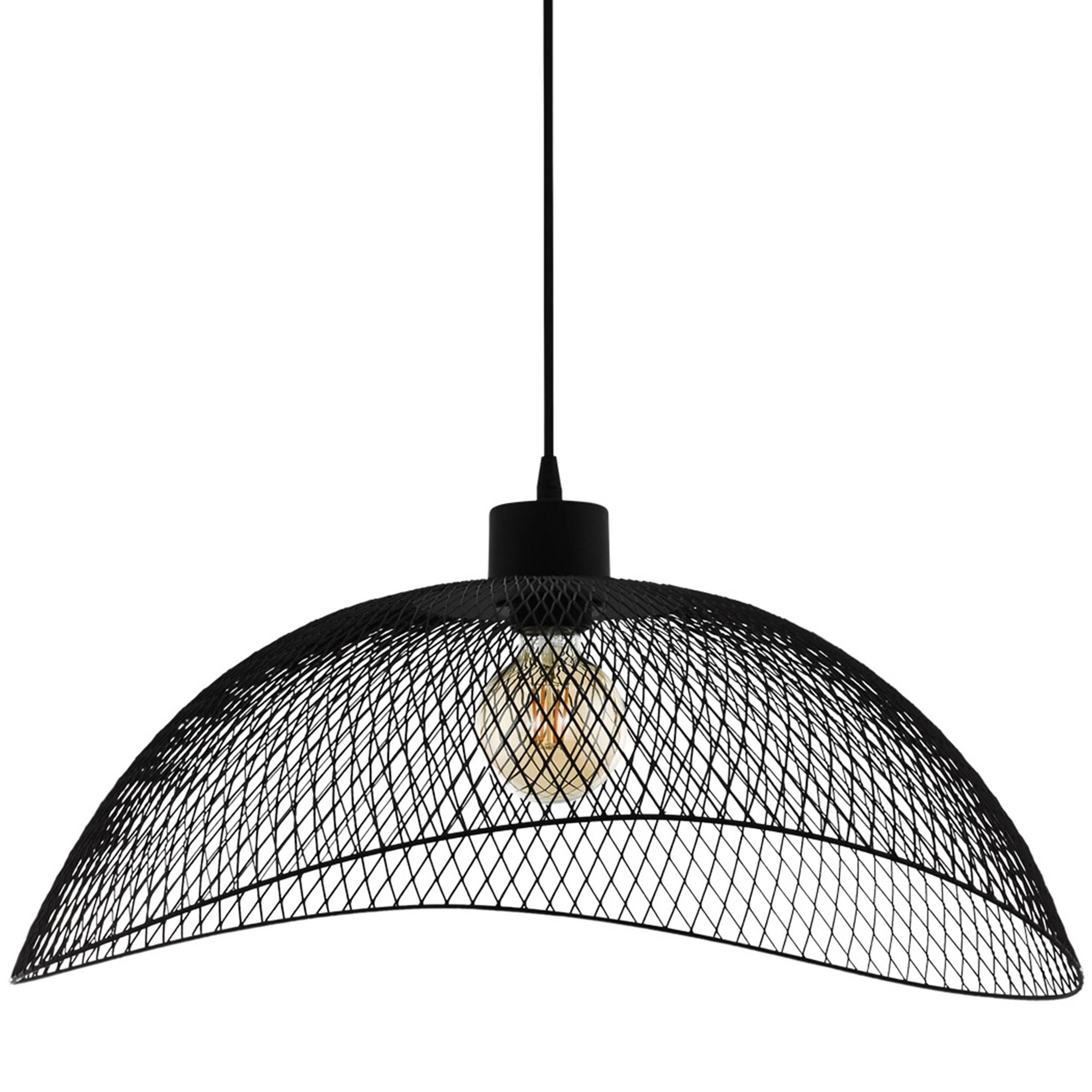 Suspension POMPEYA noir Ø56cm