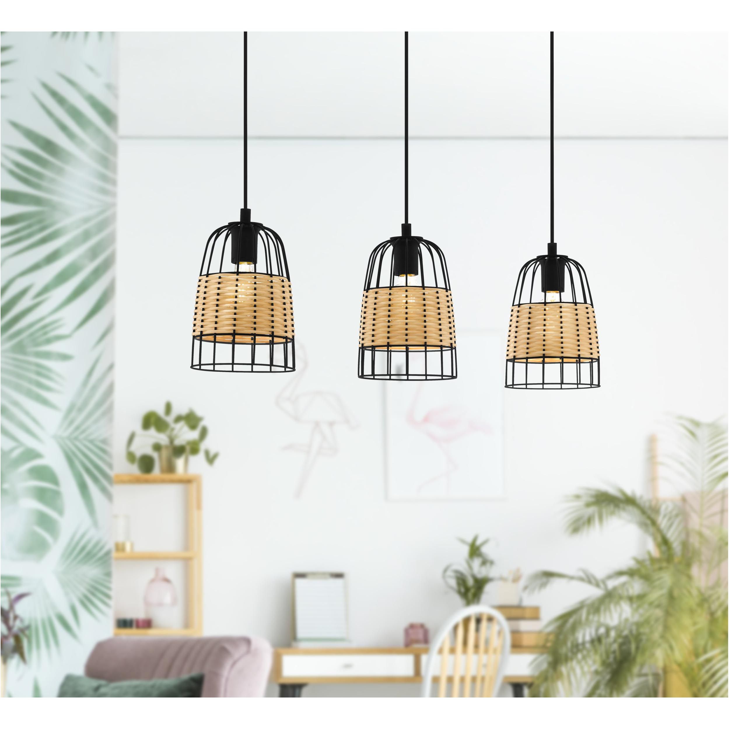 Suspension ANWICK naturel L88cm