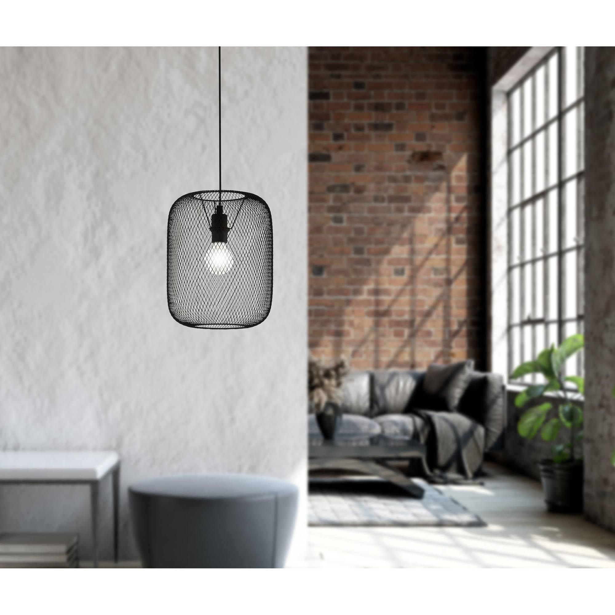 Suspension WRINGTON noir Ø30cm