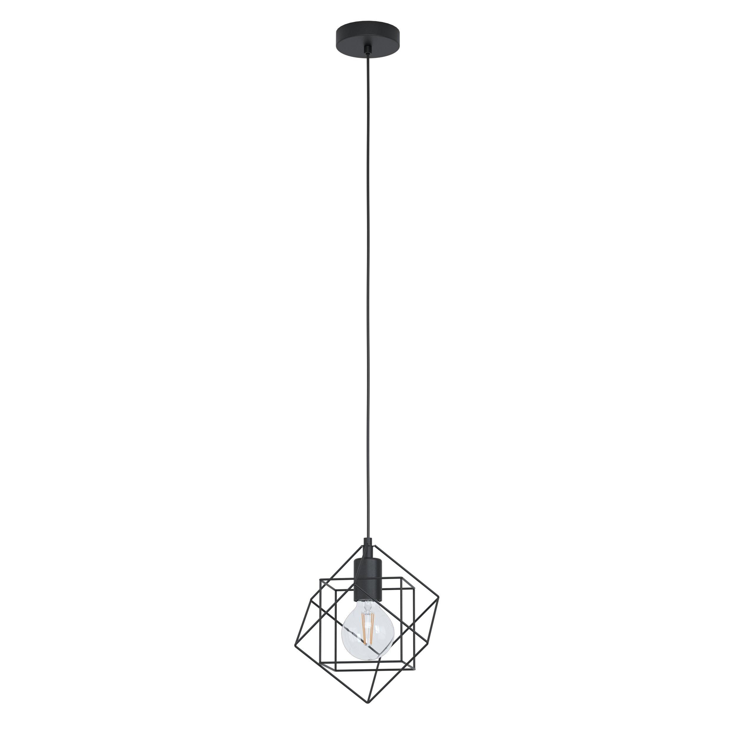 Suspension STRAITON noir Ø20,5cm