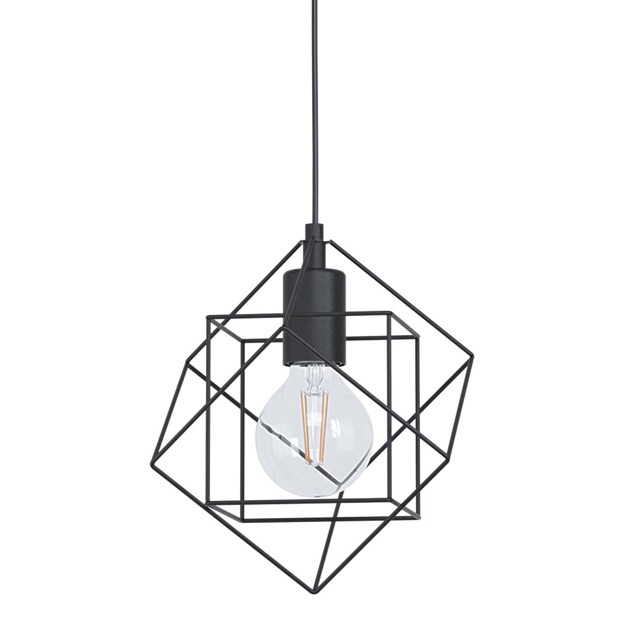 Suspension STRAITON noir Ø20,5cm