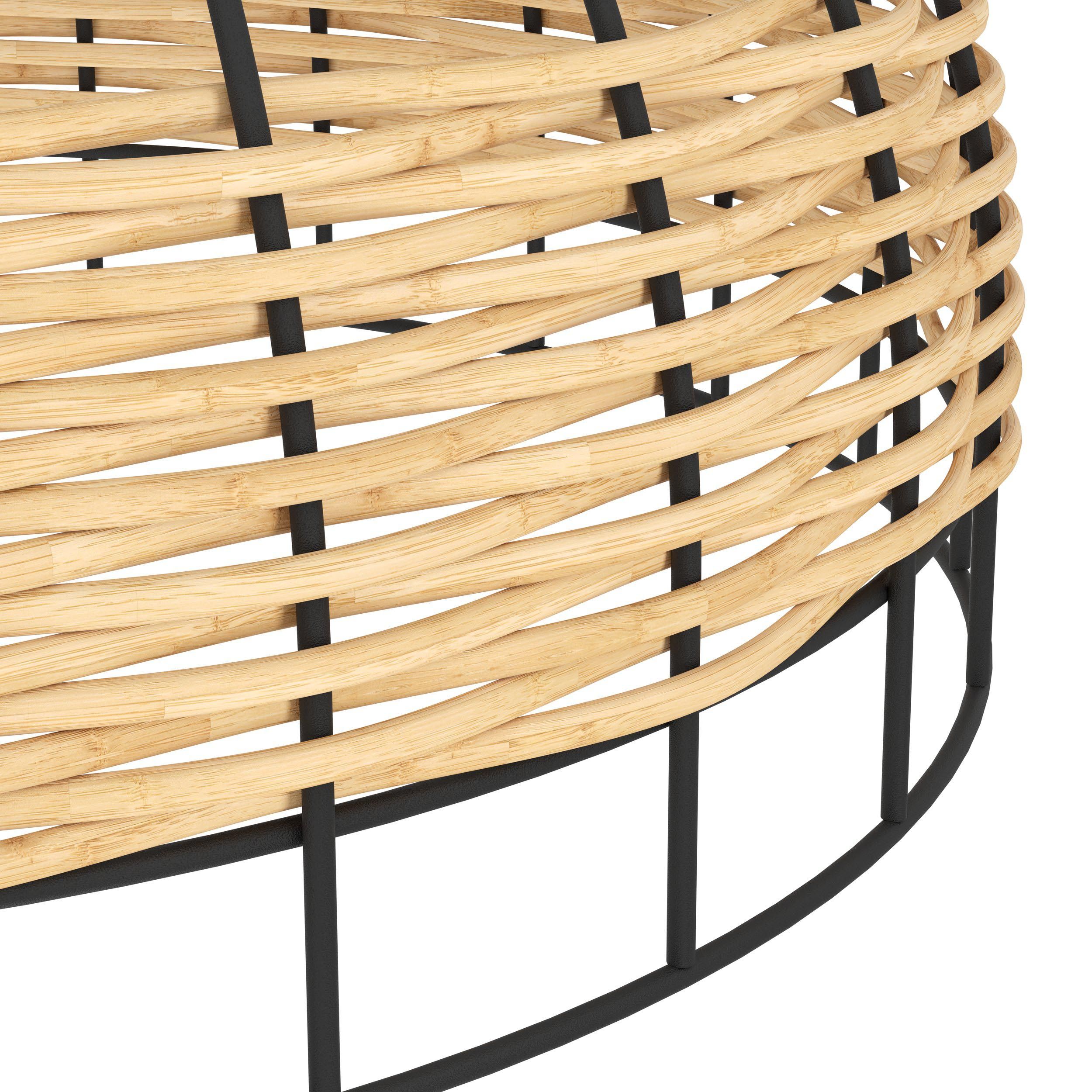 Plafonnier ANWICK naturel Ø38cm
