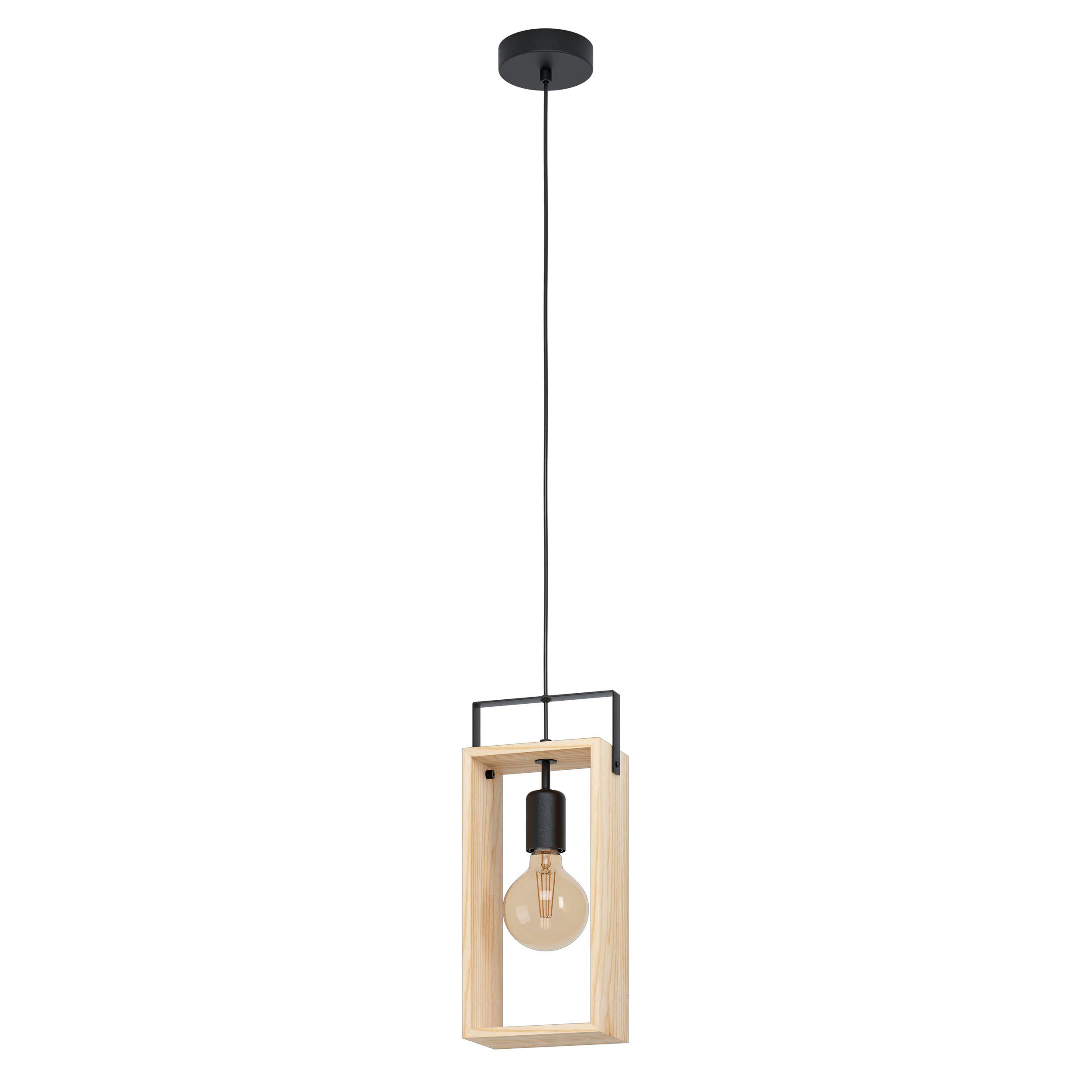 Suspension FAMBOROUGH bois naturel Ø16cm