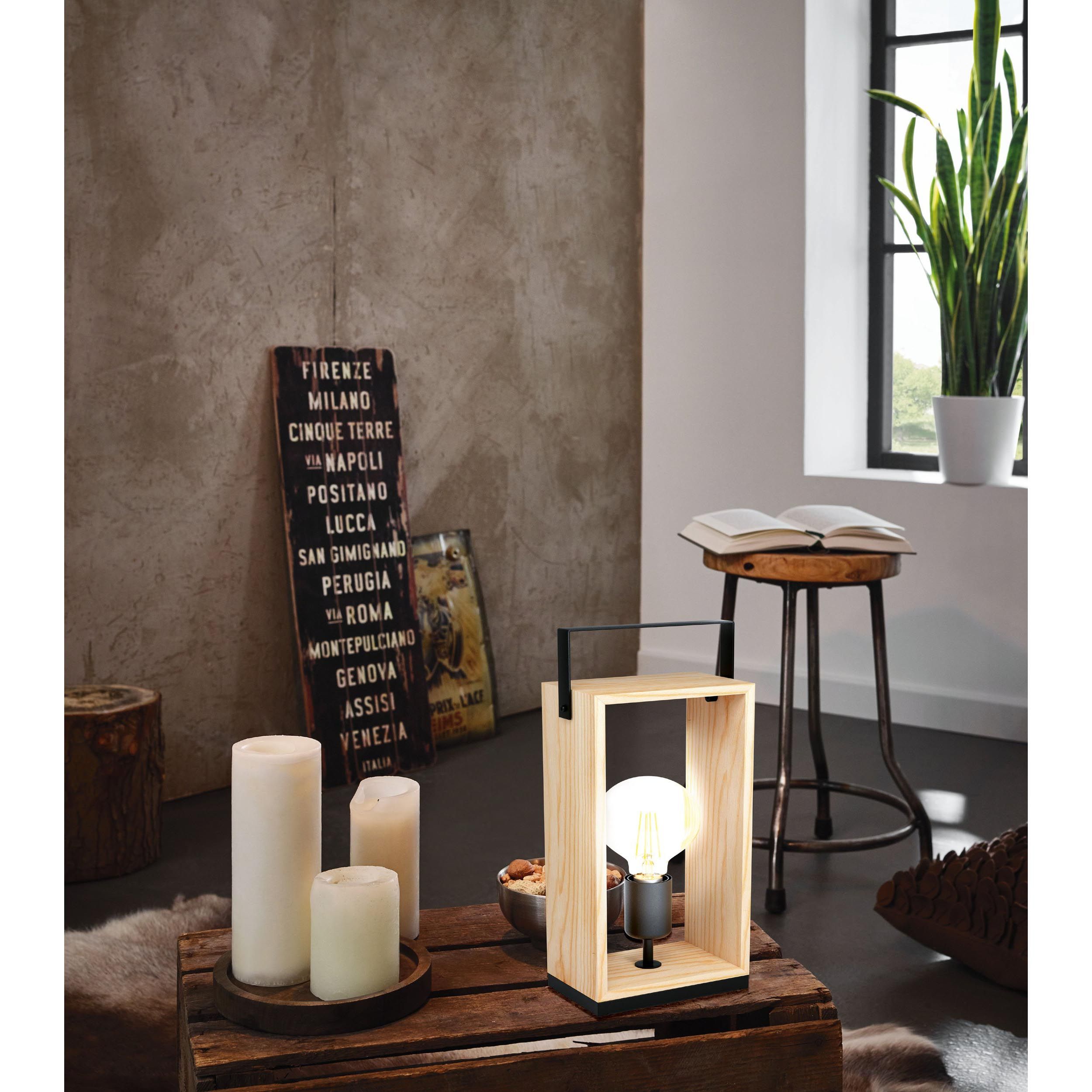 Lampe de table FAMBOROUGH naturel H40cm
