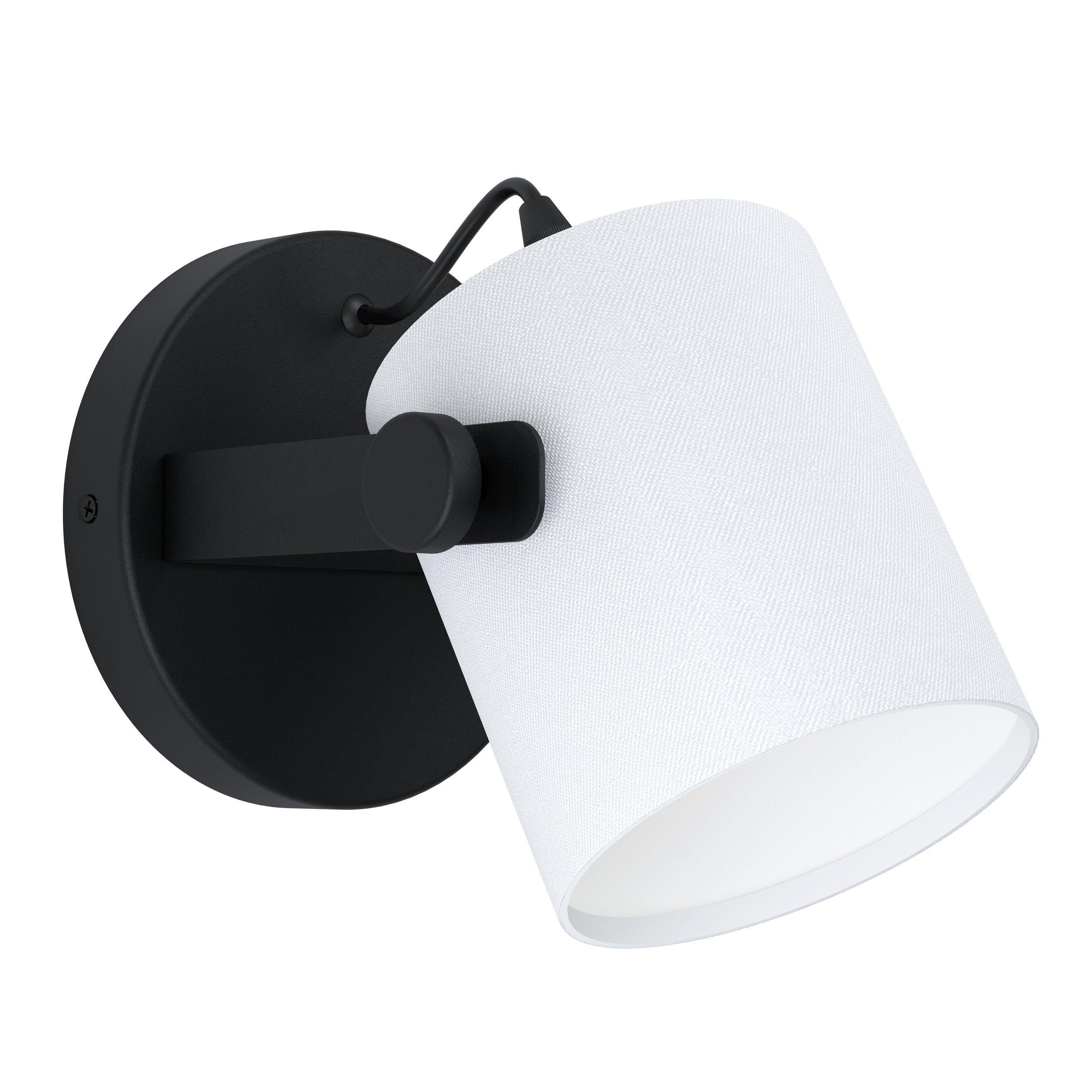 Spot HORNWOOD 1 noir/blanc L19,5cm