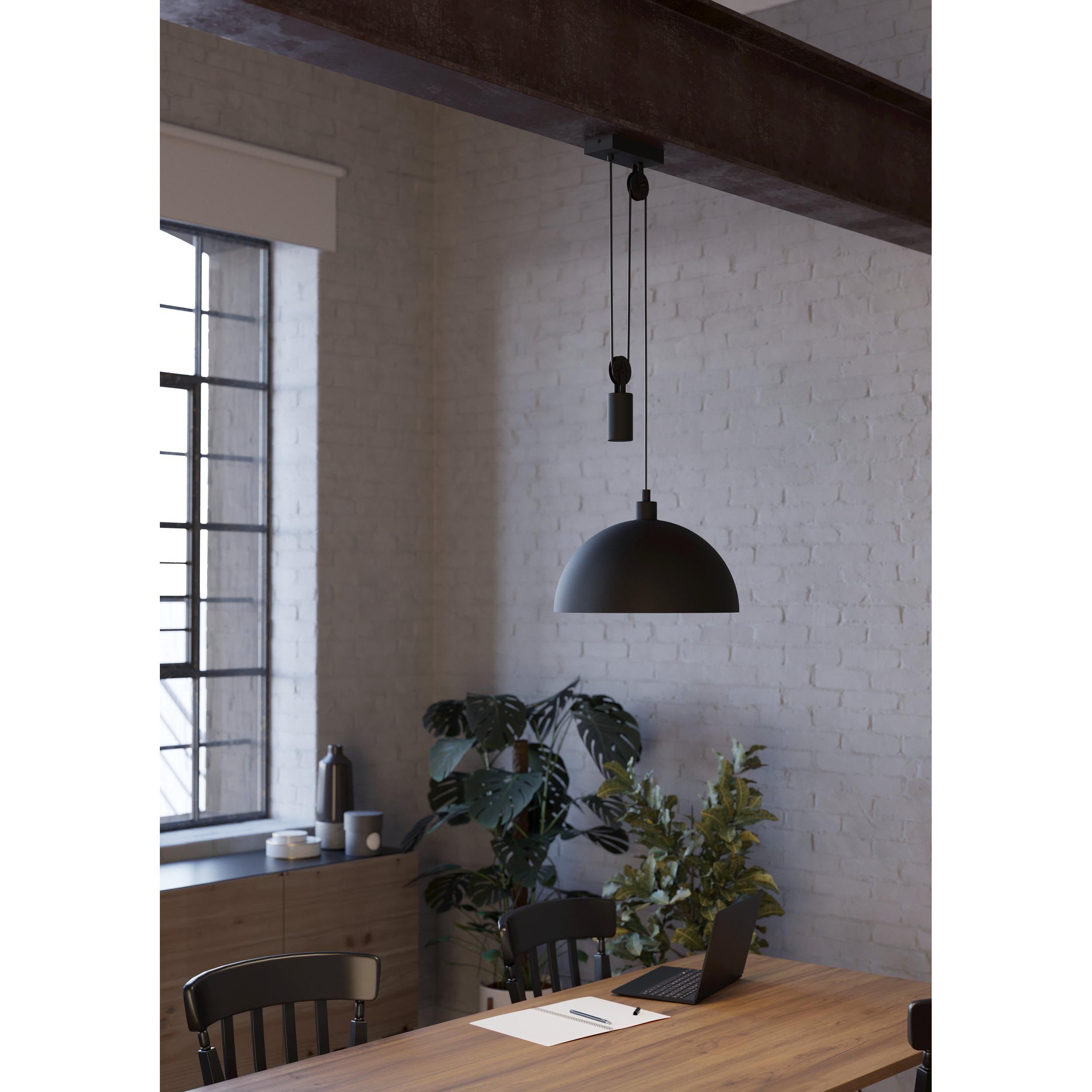 Suspension WINKWORTH 1noir Ø38cm