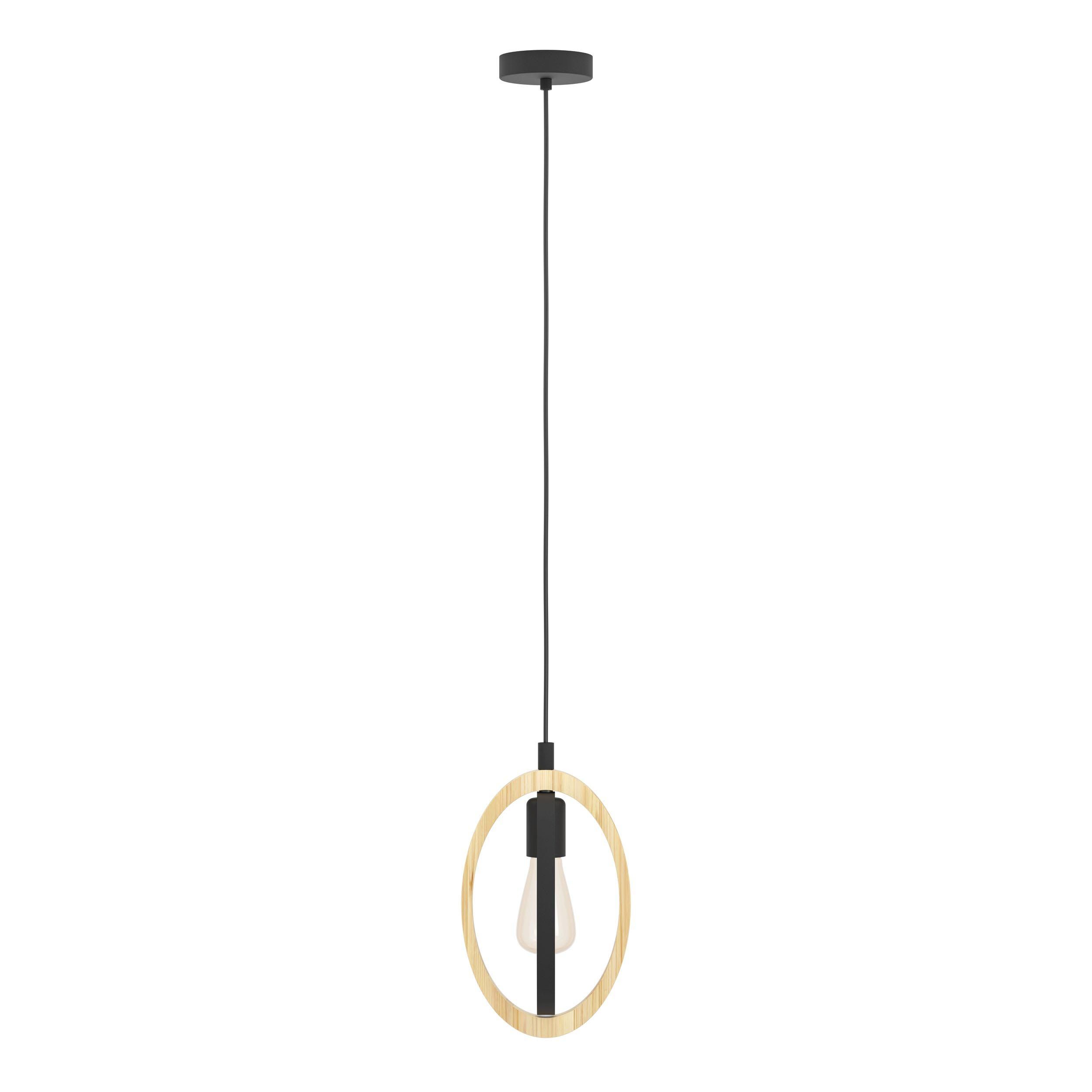 Suspension BASILDON noir H110cm