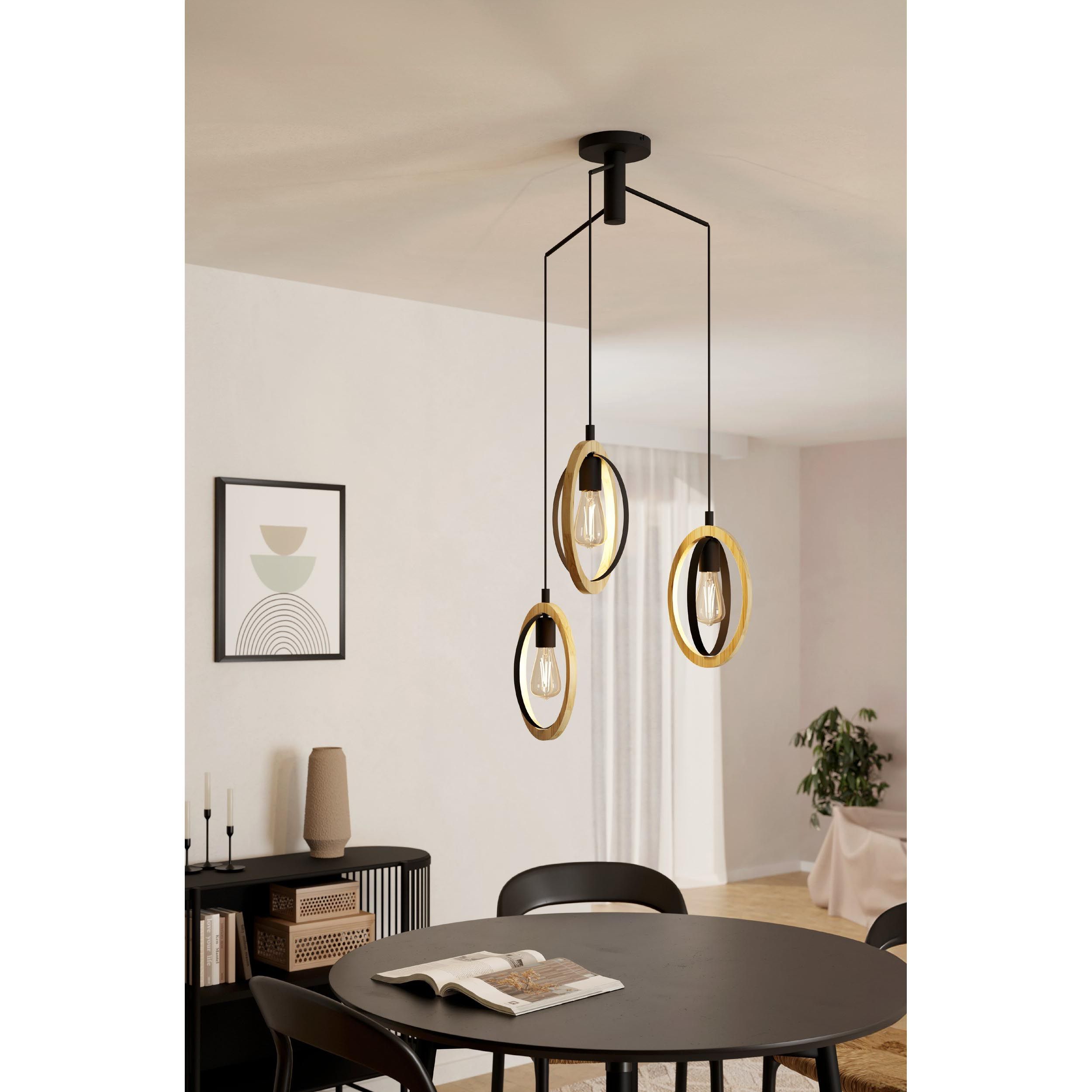 Suspension BASILDON noir Ø61,5cm