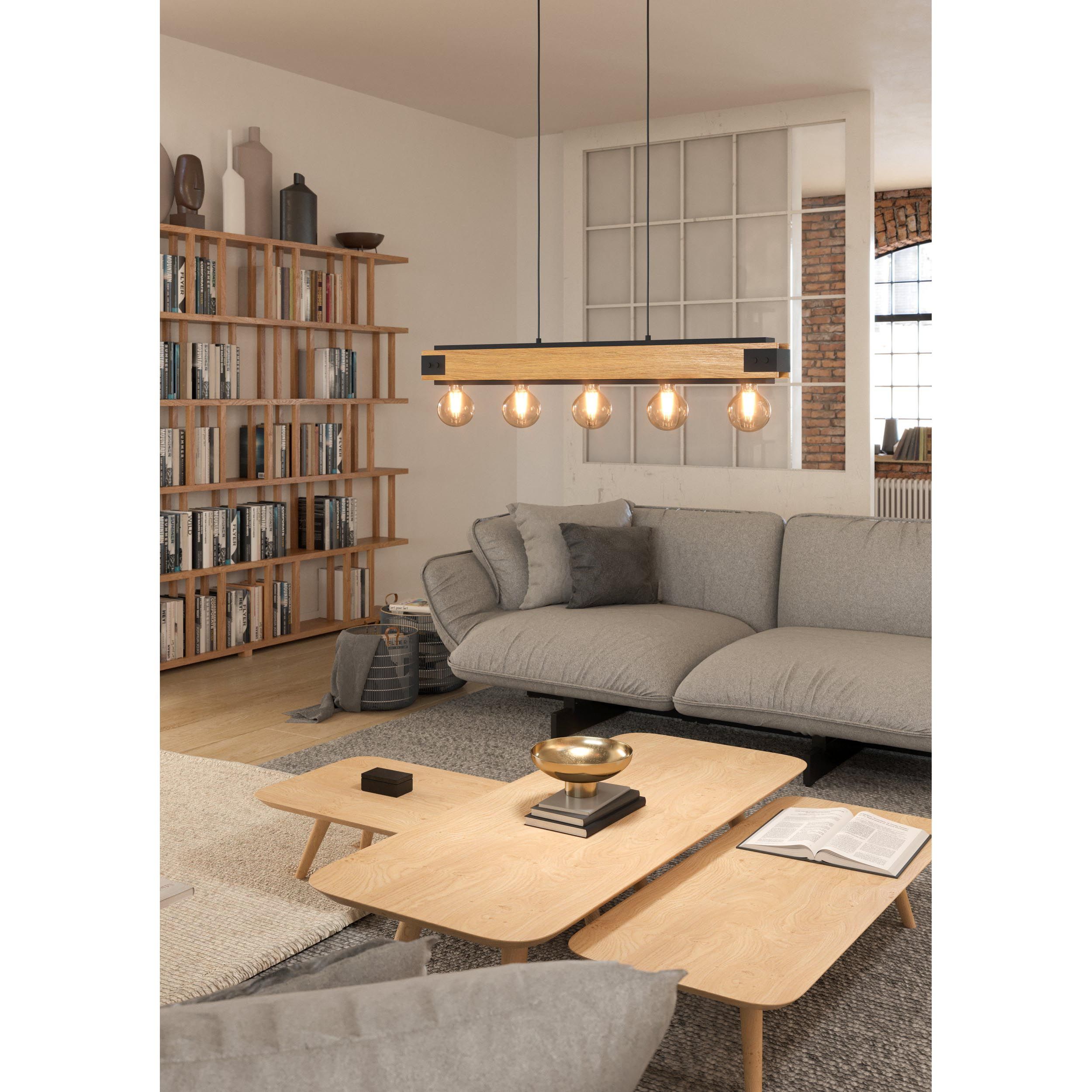 Suspension LAYHAM marron L96cm