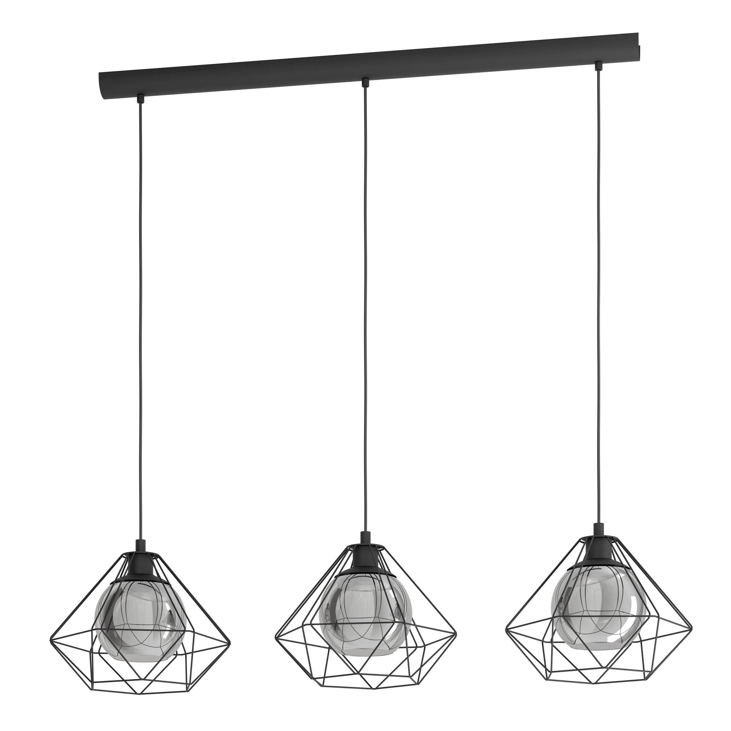 Suspension VERNHAM noir H110cm