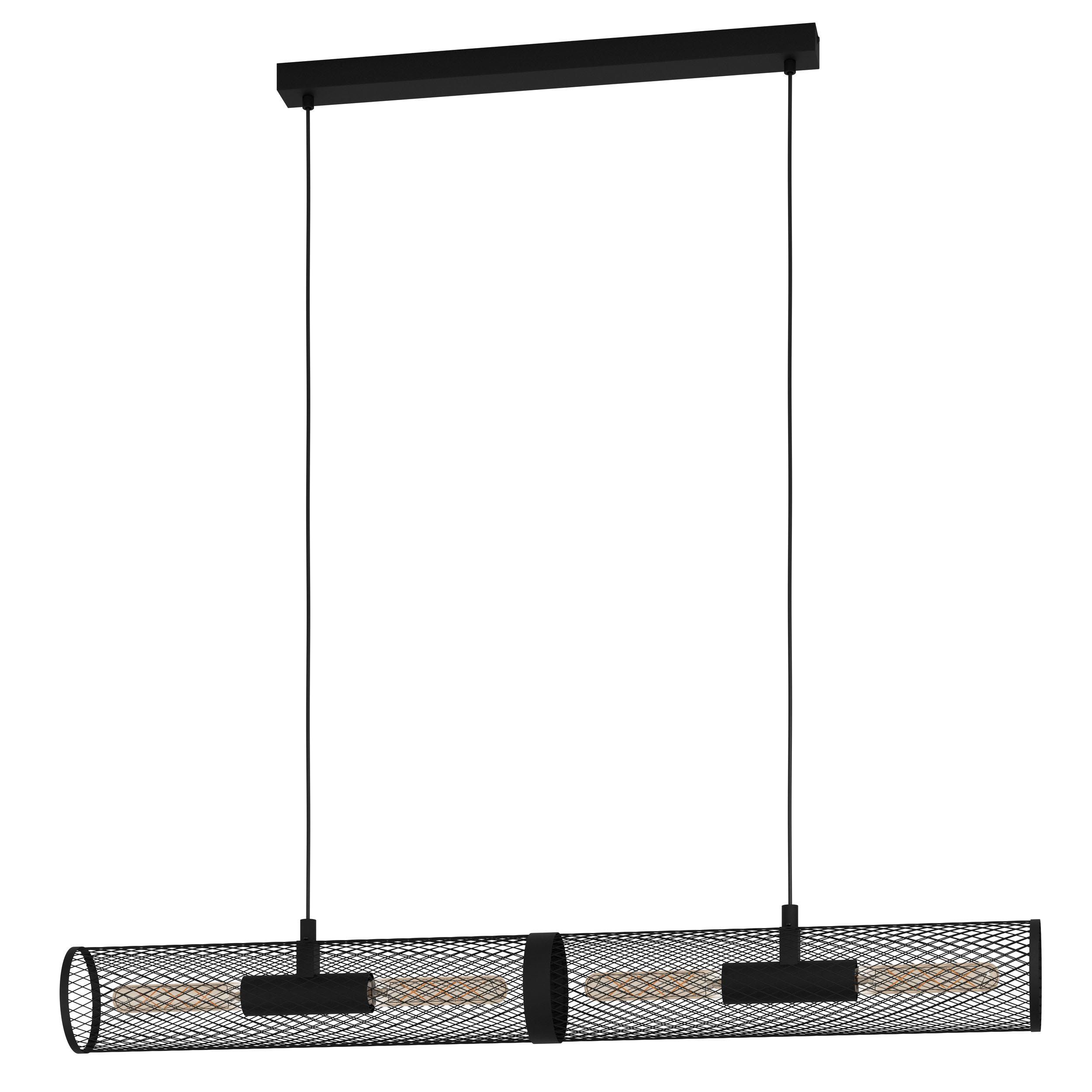 Suspension REDCLIFFE noir L108cm
