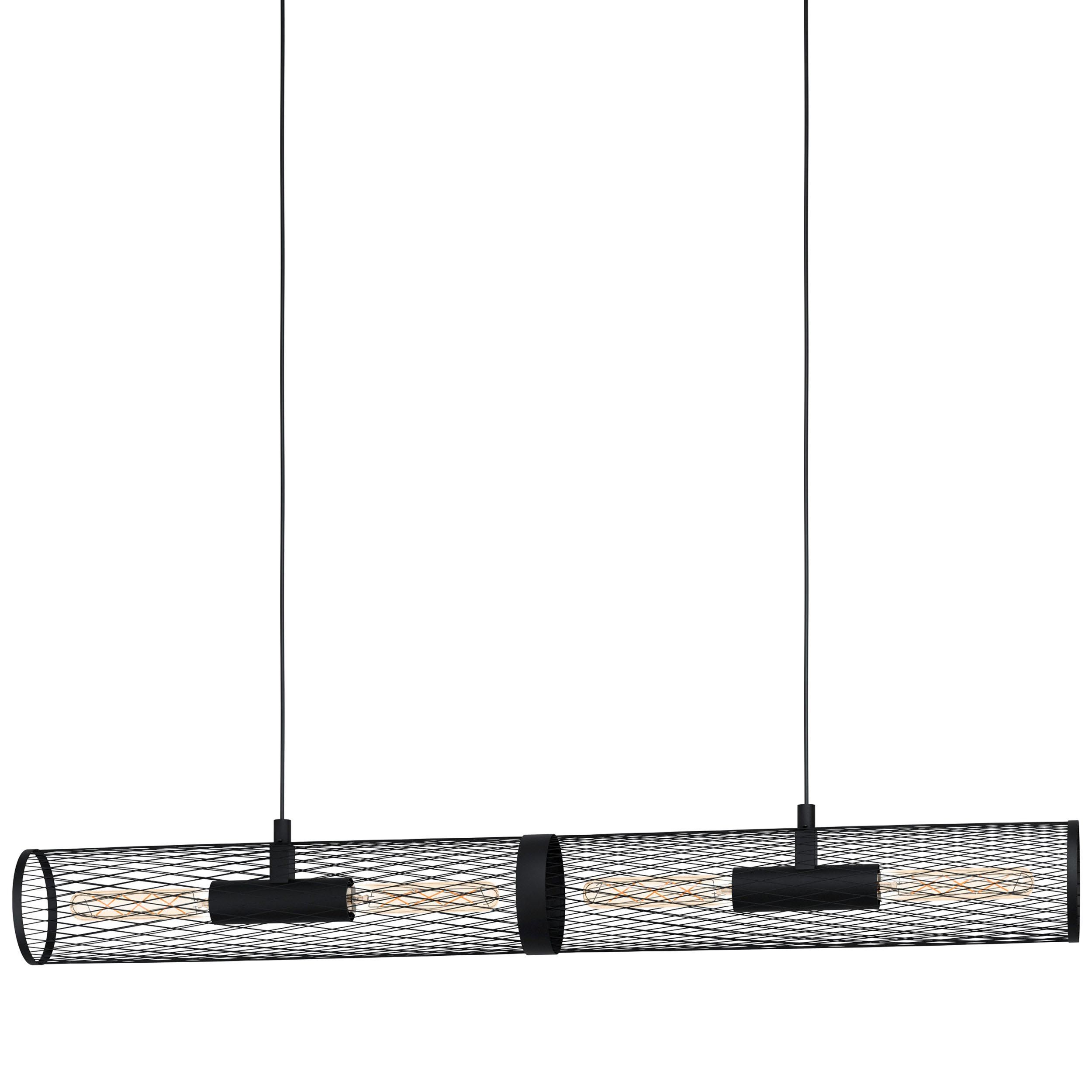 Suspension REDCLIFFE noir L108cm