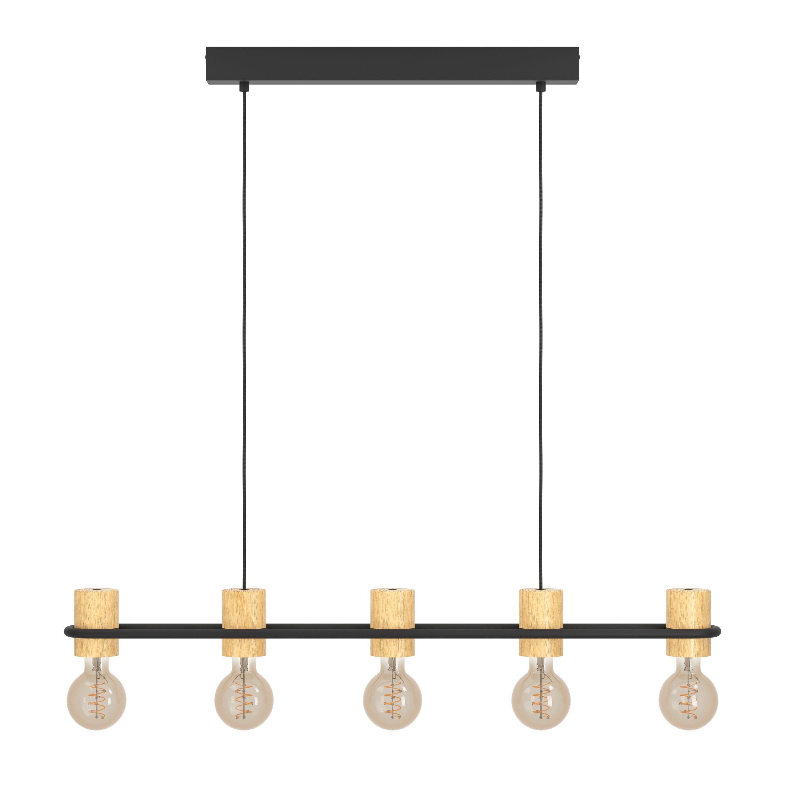 Suspension CHIEVELEY bois/nois L88,5cm