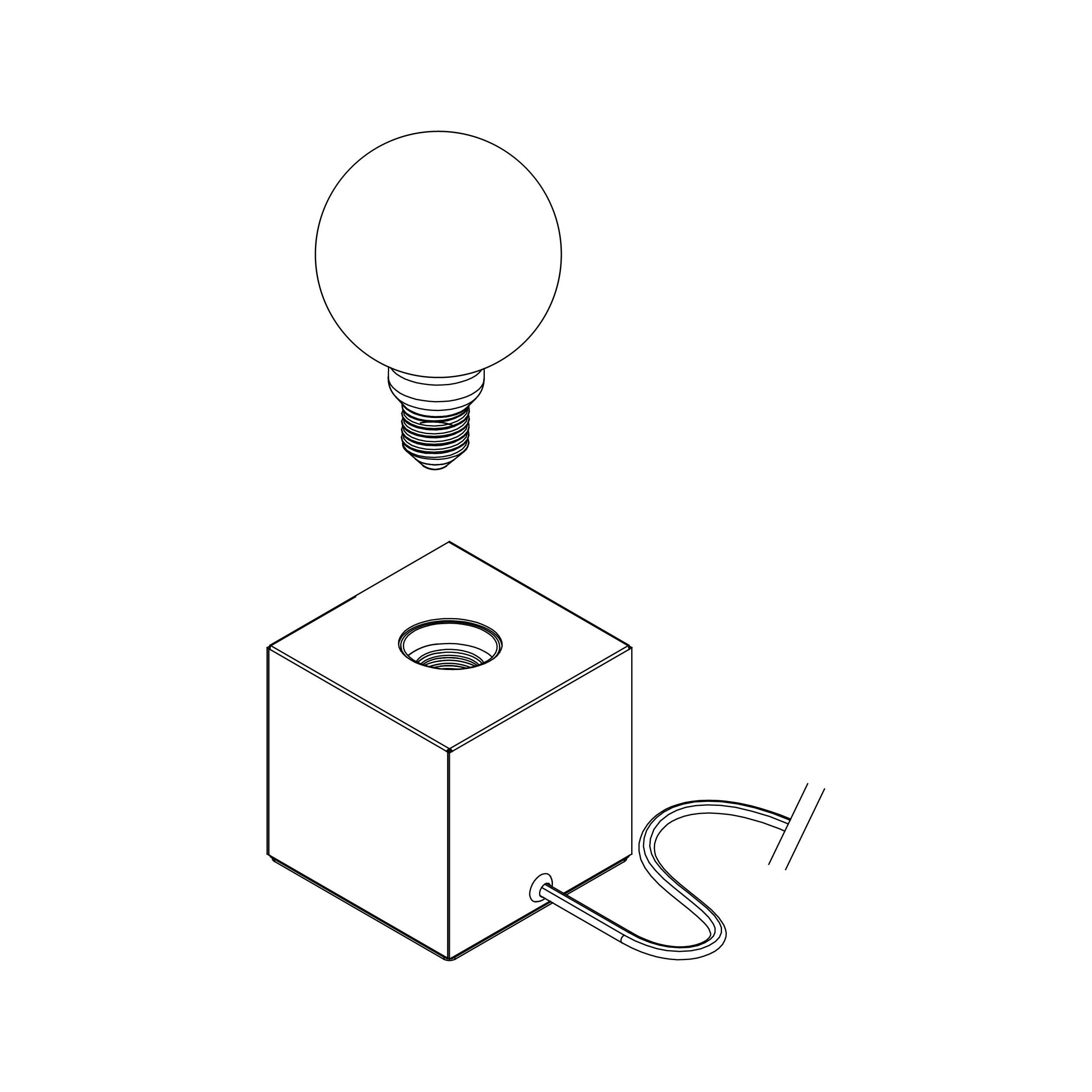Lampe RESTWICK 2 marron Ø10cm