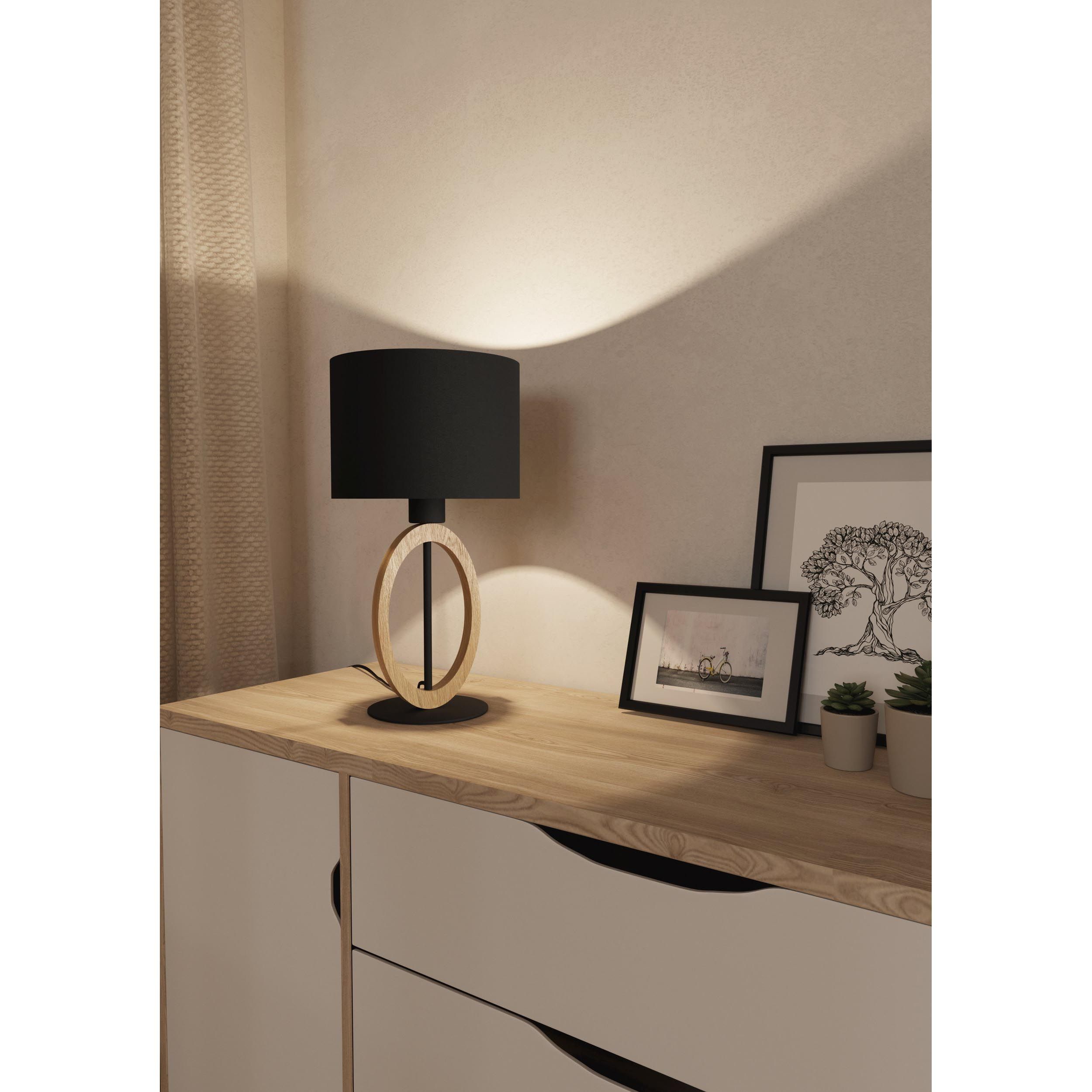 Lampe de table BASILDON noir H42,5cm