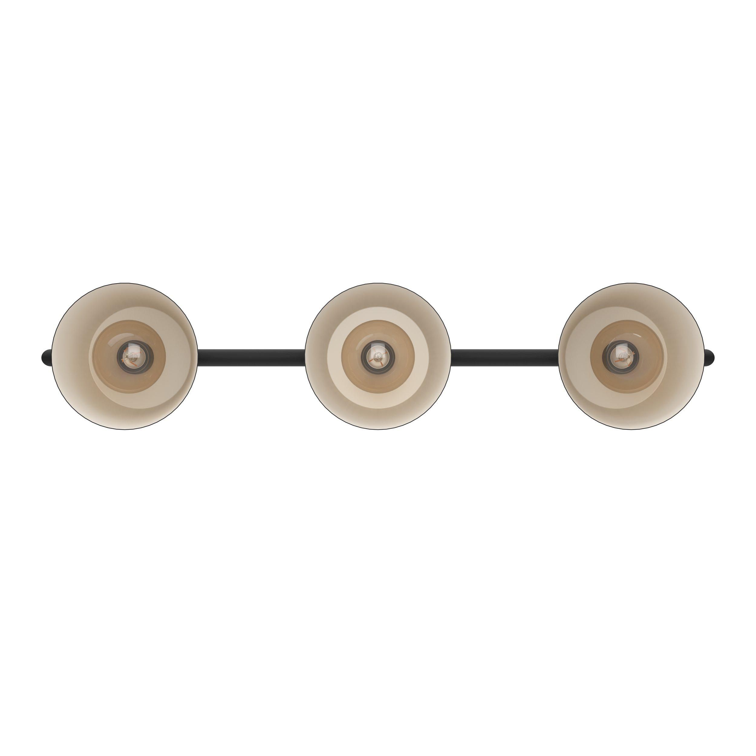 Suspension WOOTTON naturel/noir L78cm