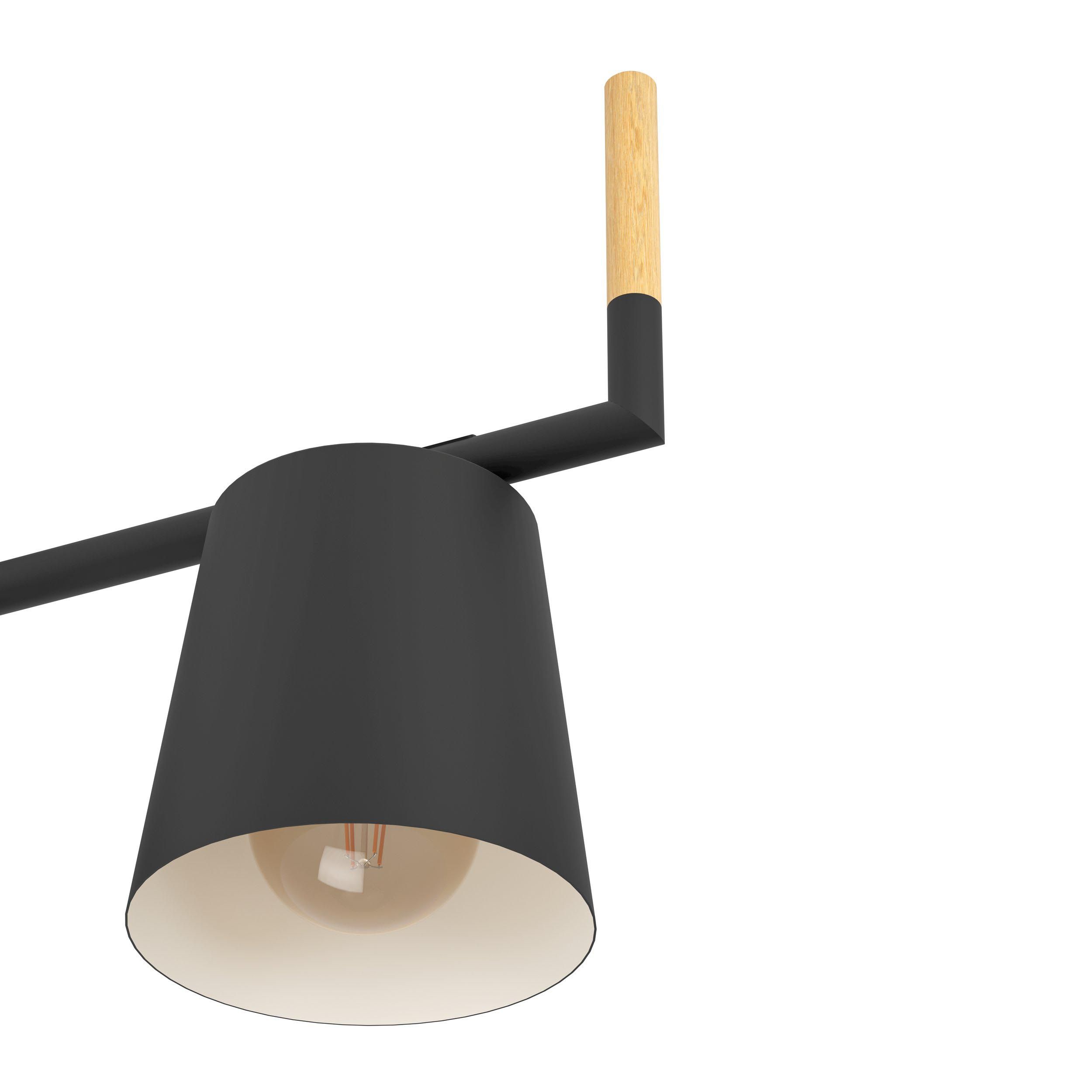 Suspension WOOTTON naturel/noir L78cm