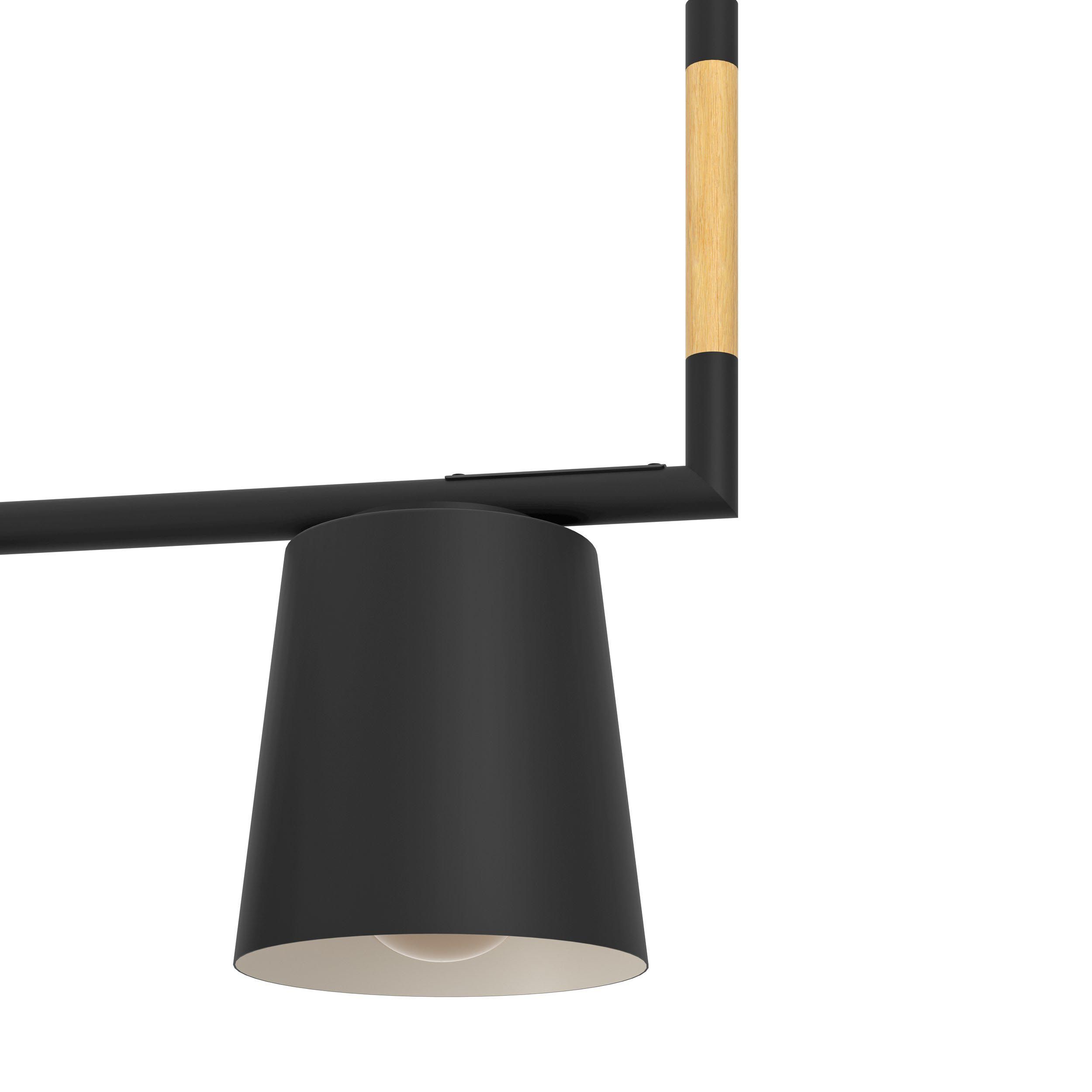 Suspension WOOTTON naturel/noir L78cm