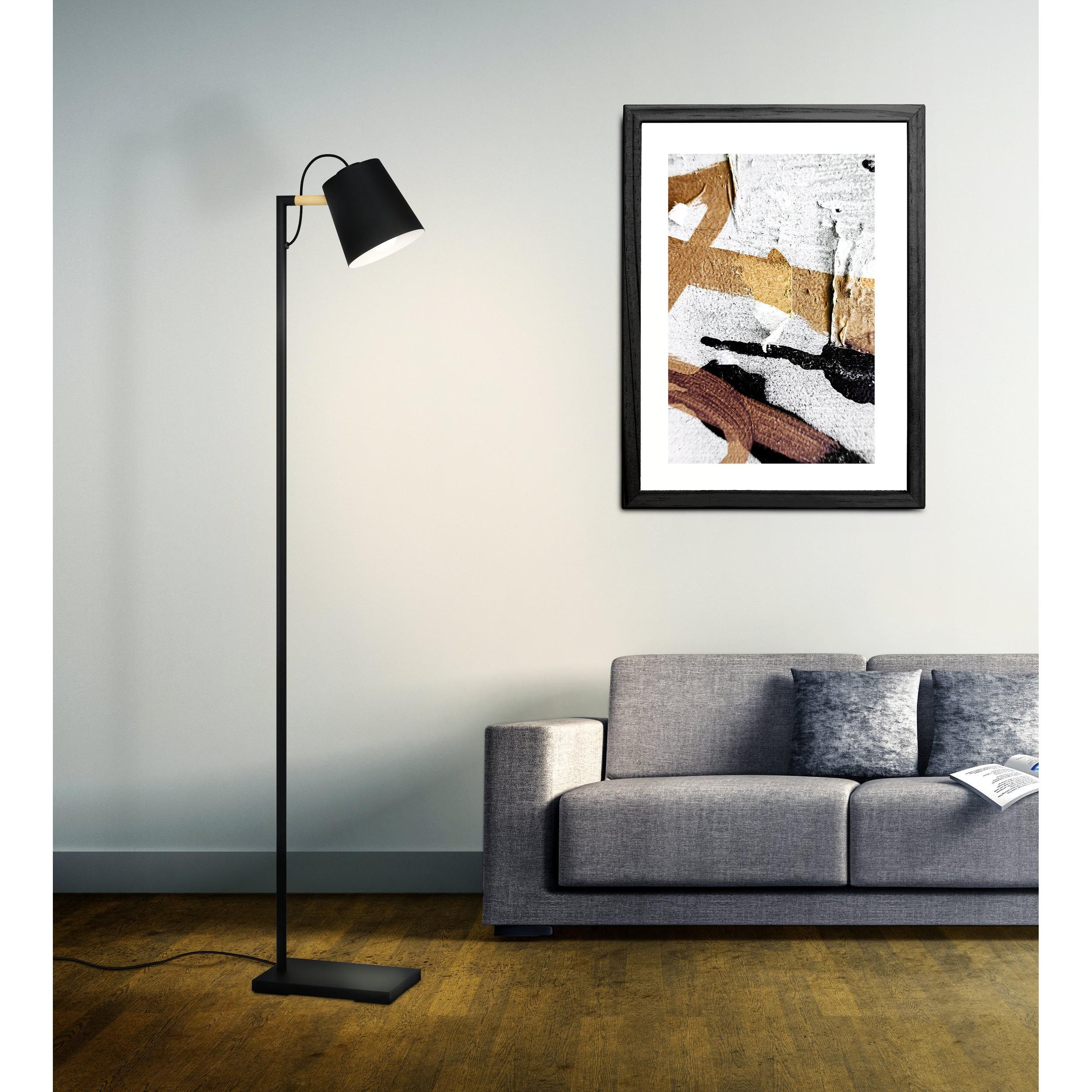 Lampadaire LACEY noir H160cm
