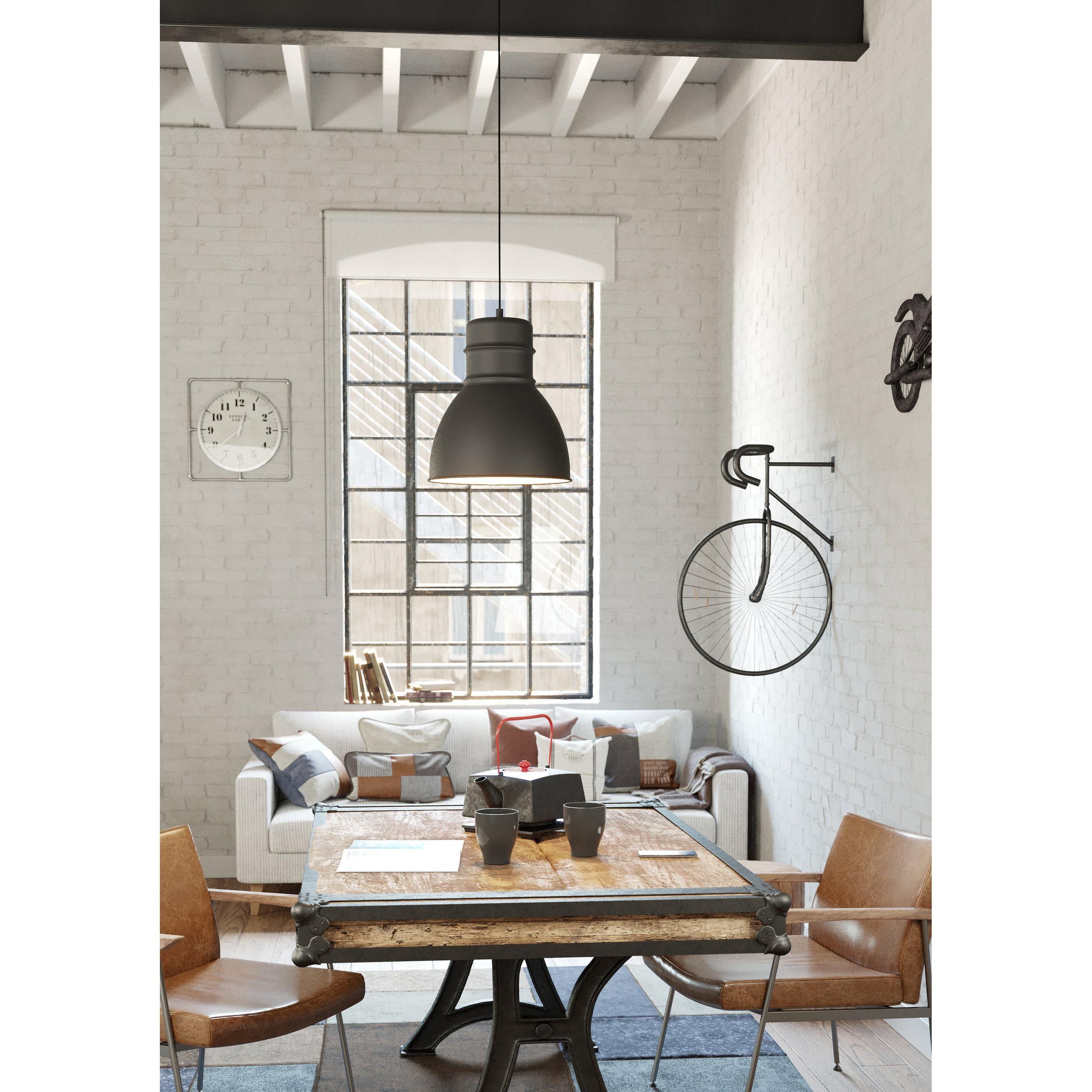 Suspension EBURY gris Ø38cm