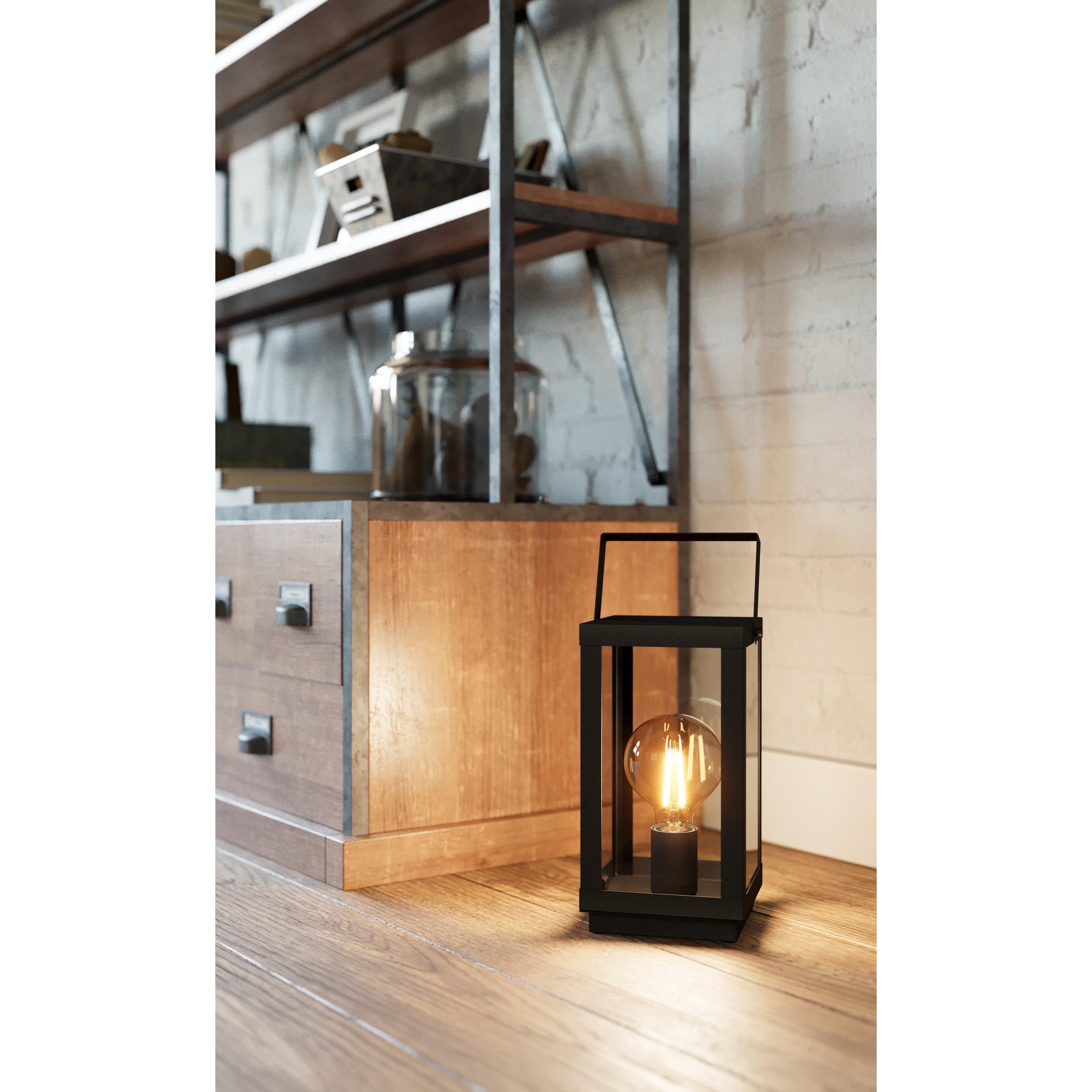 Lampe de sol métal noir BRADFORD 1 E27 1X60W