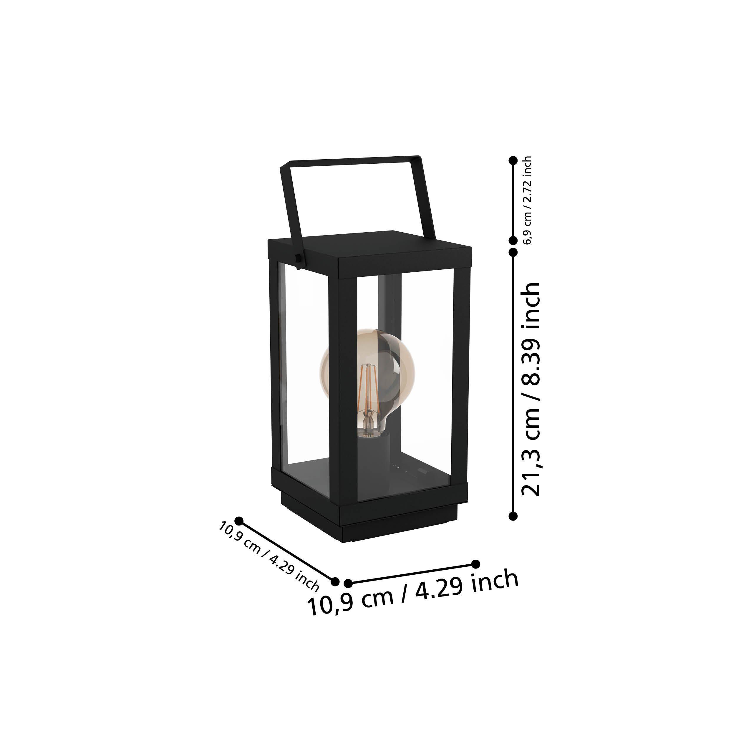 Lampe de sol métal noir BRADFORD 1 E27 1X60W