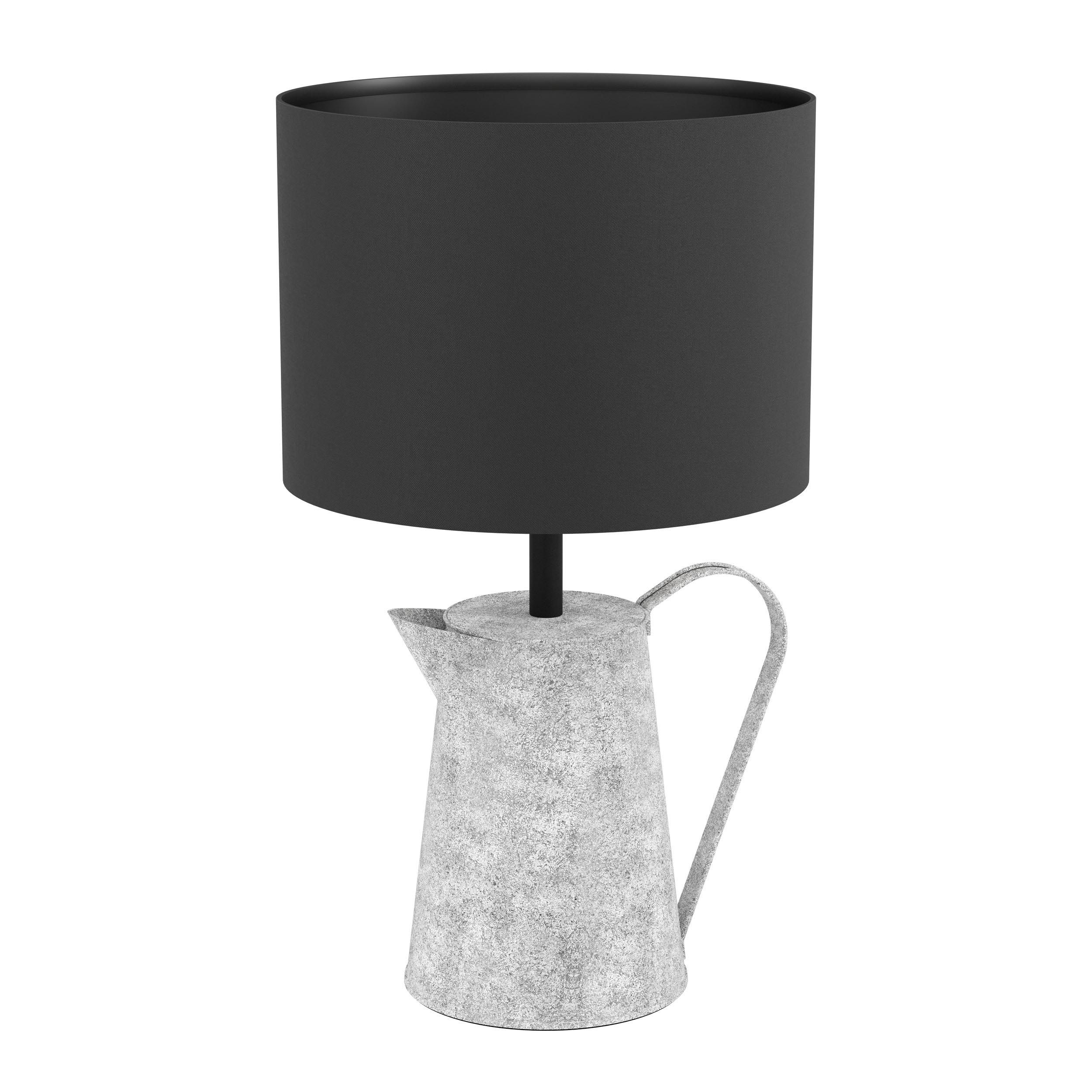 Lampe à poser KENSAL gris/noir H43,5cm