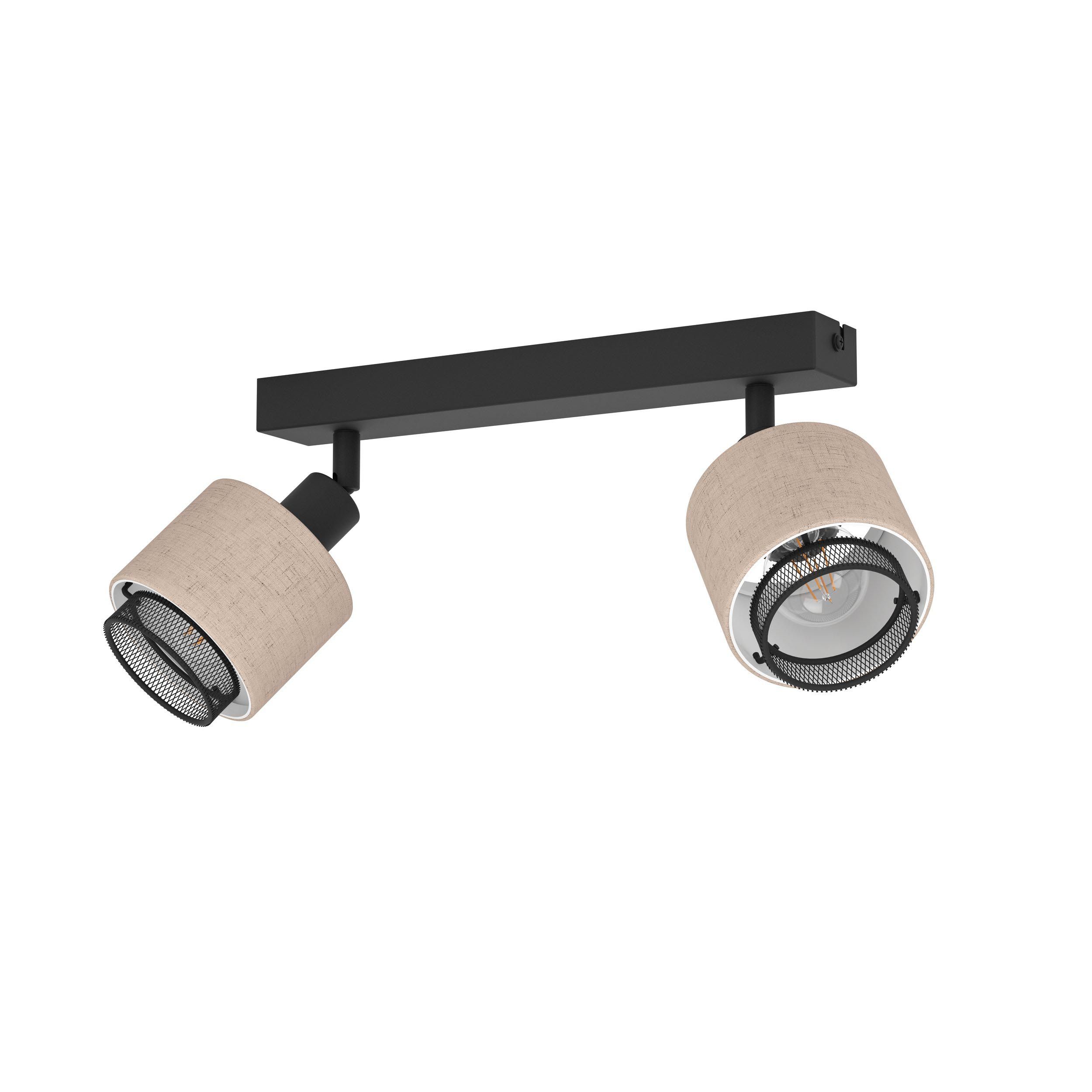 Spot de plafond ROSLEY noir H18,5cm