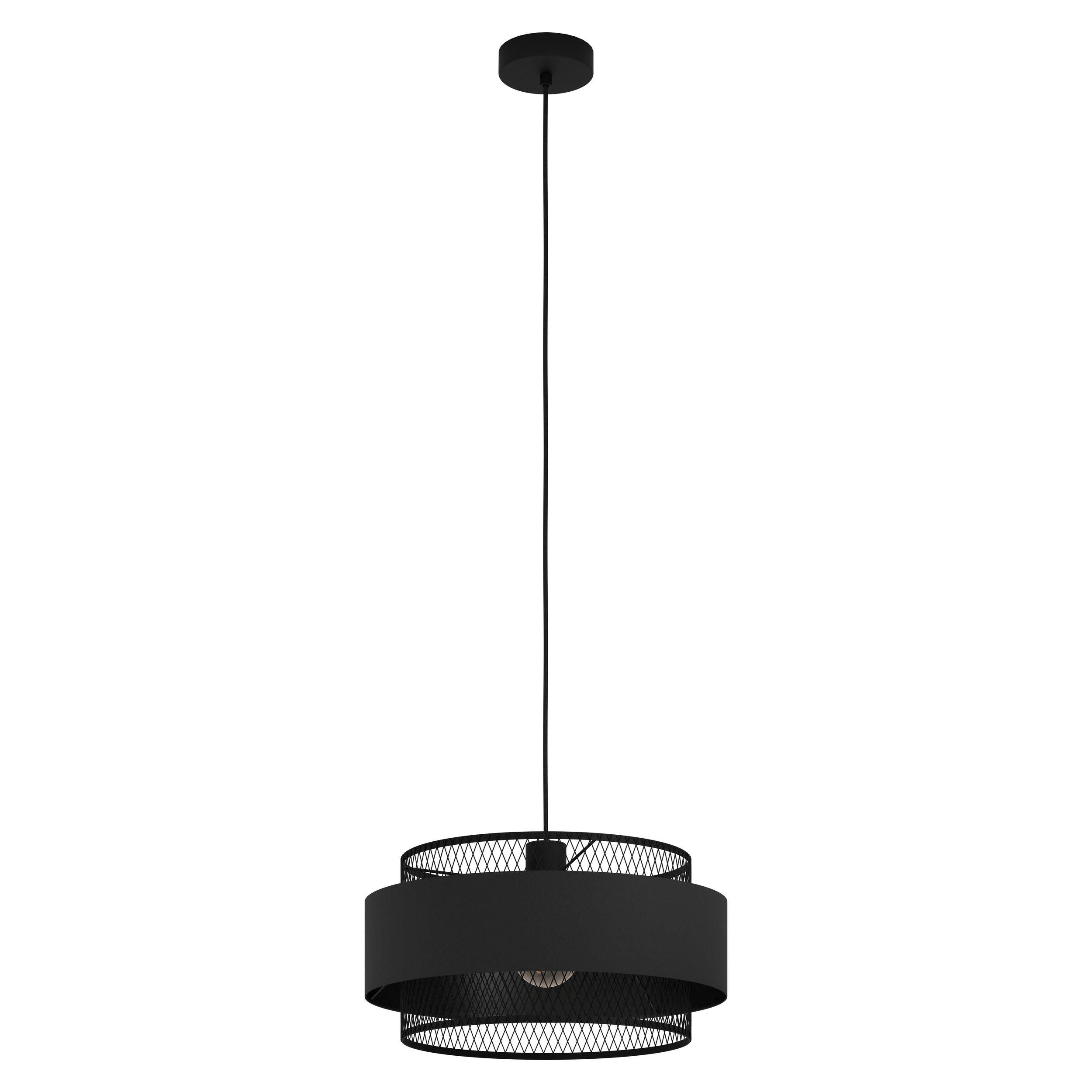 Suspension métal noir BAZELY E27 40W D40