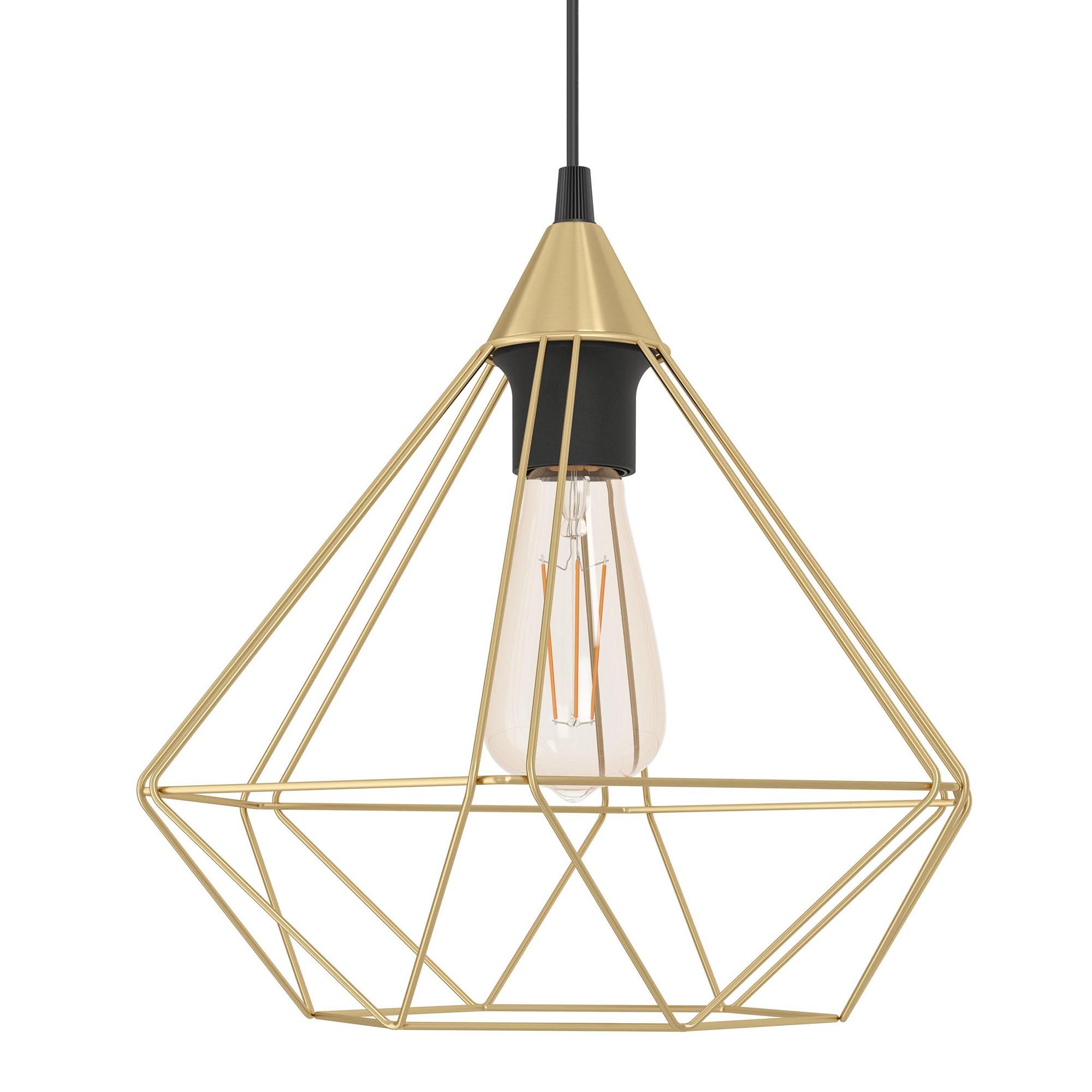 Suspension métal doré TARBES H110 cm E27 1X60W