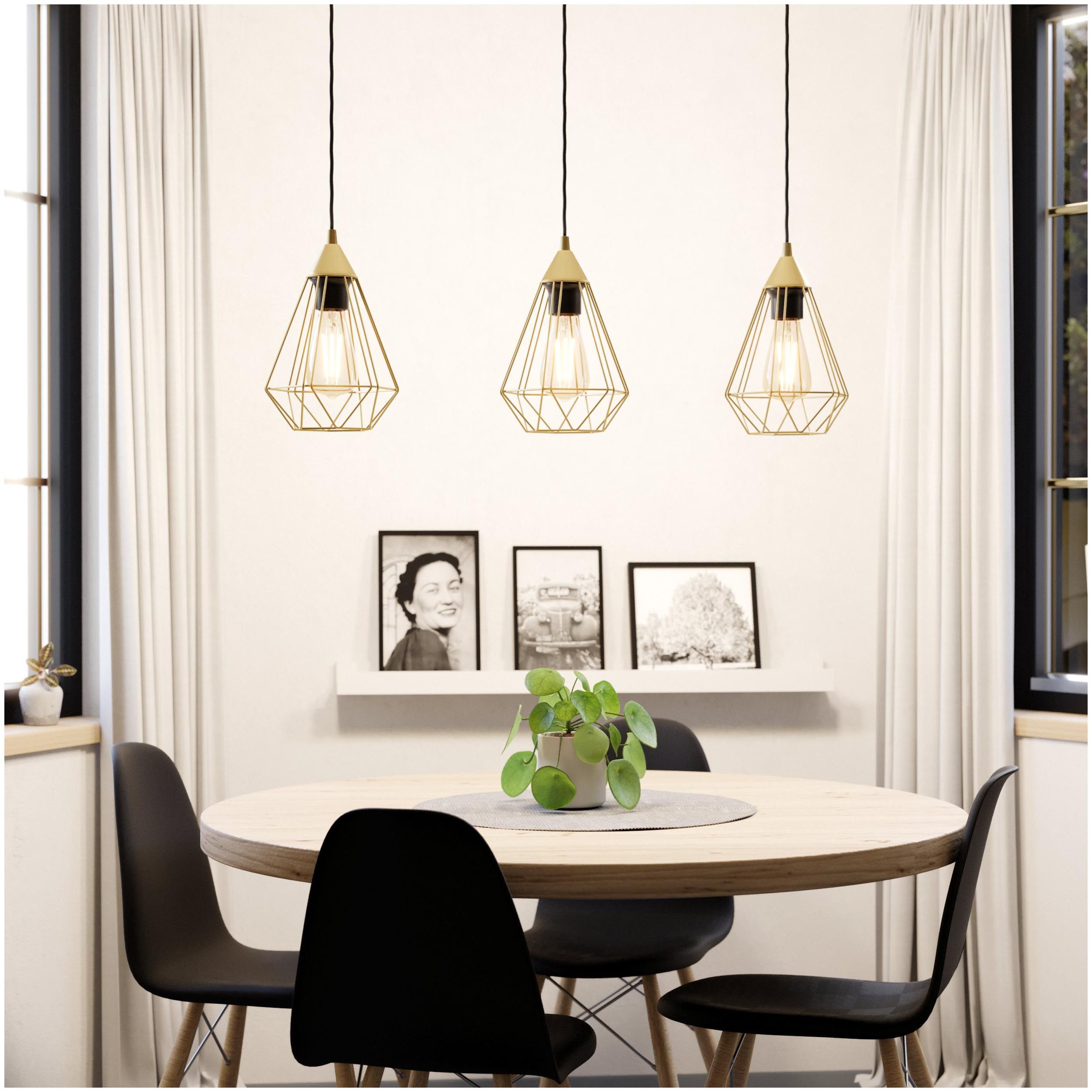 Suspension TARBES doré L79,5cm