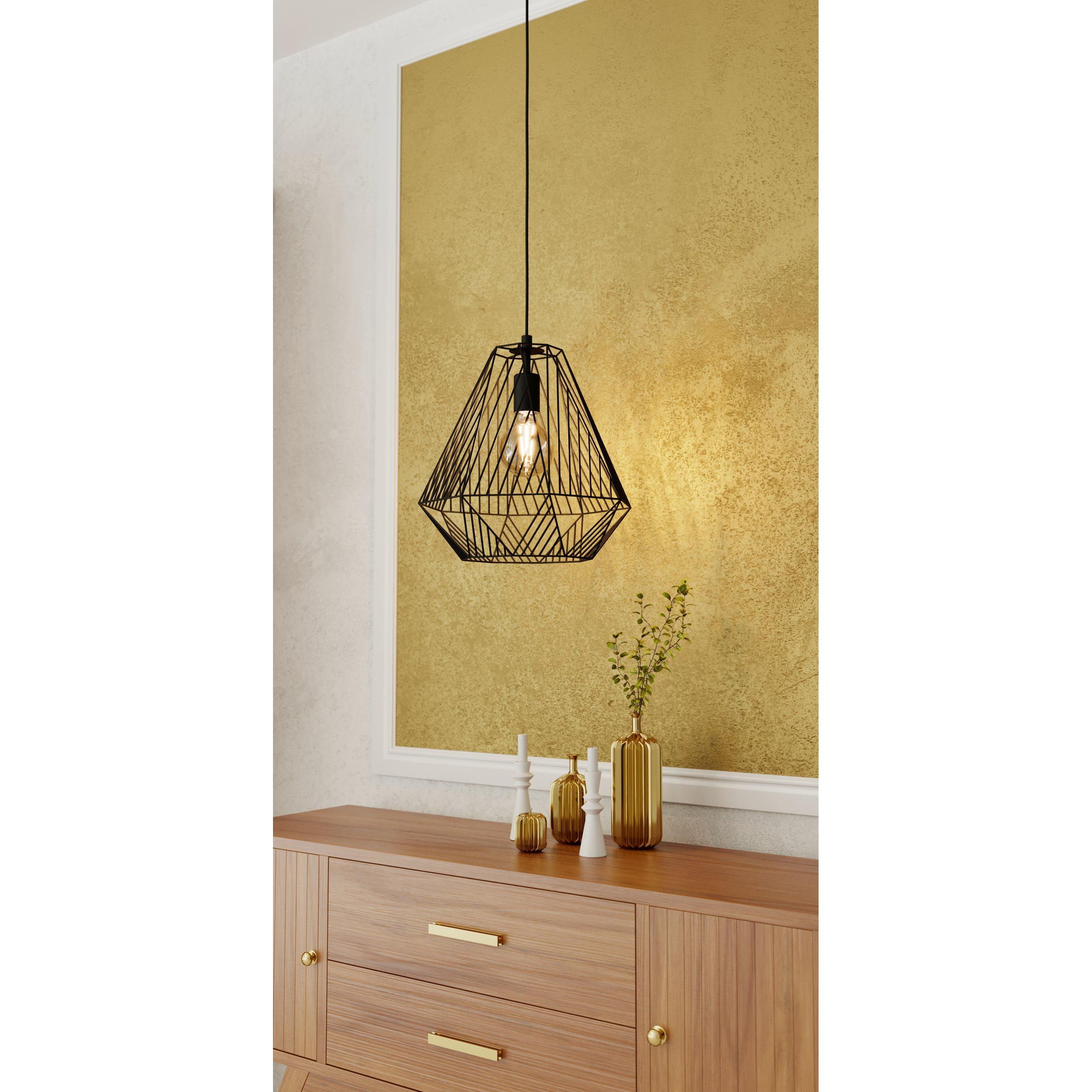 Suspension STYPE noir Ø33cm