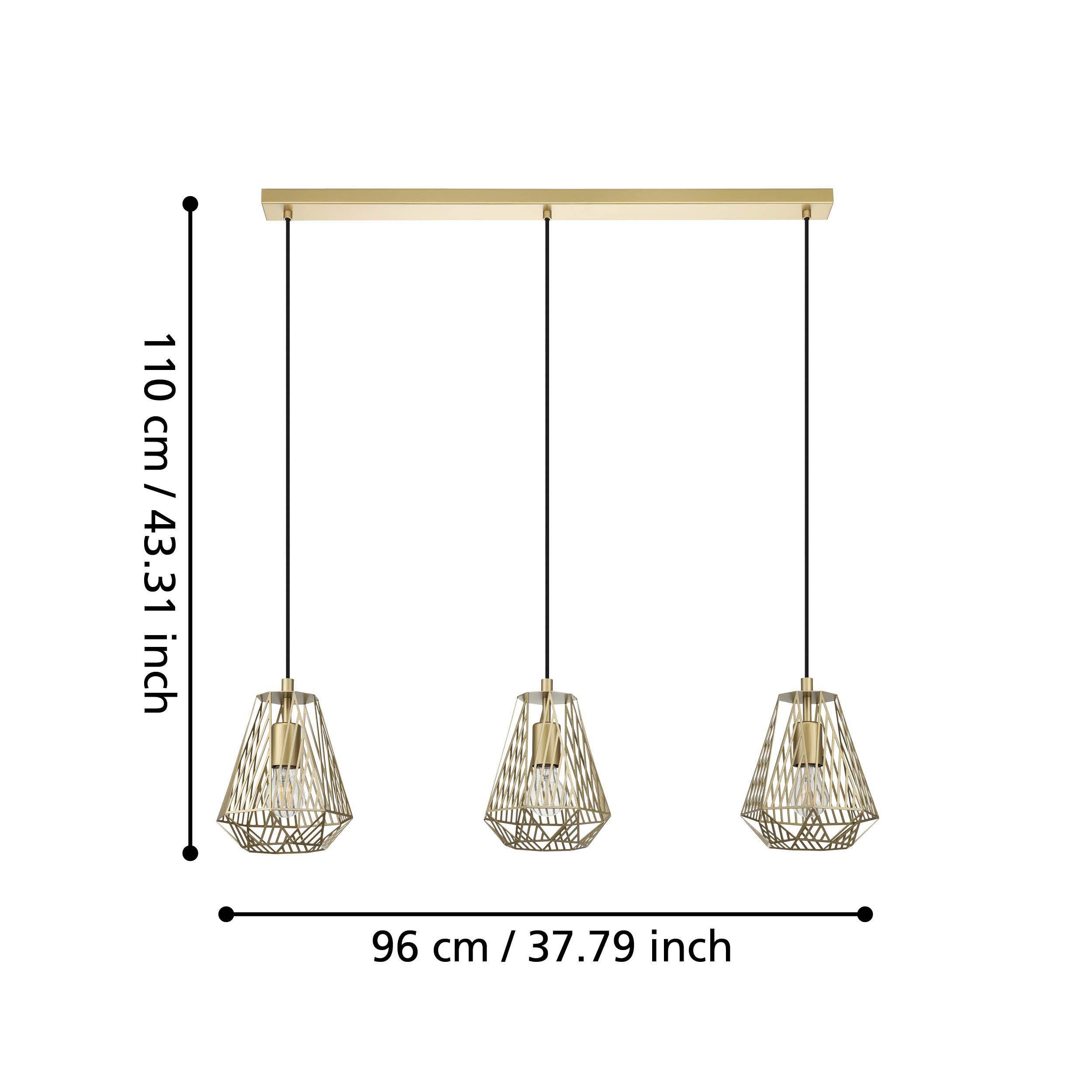Suspension STYPE doré Ø33cm