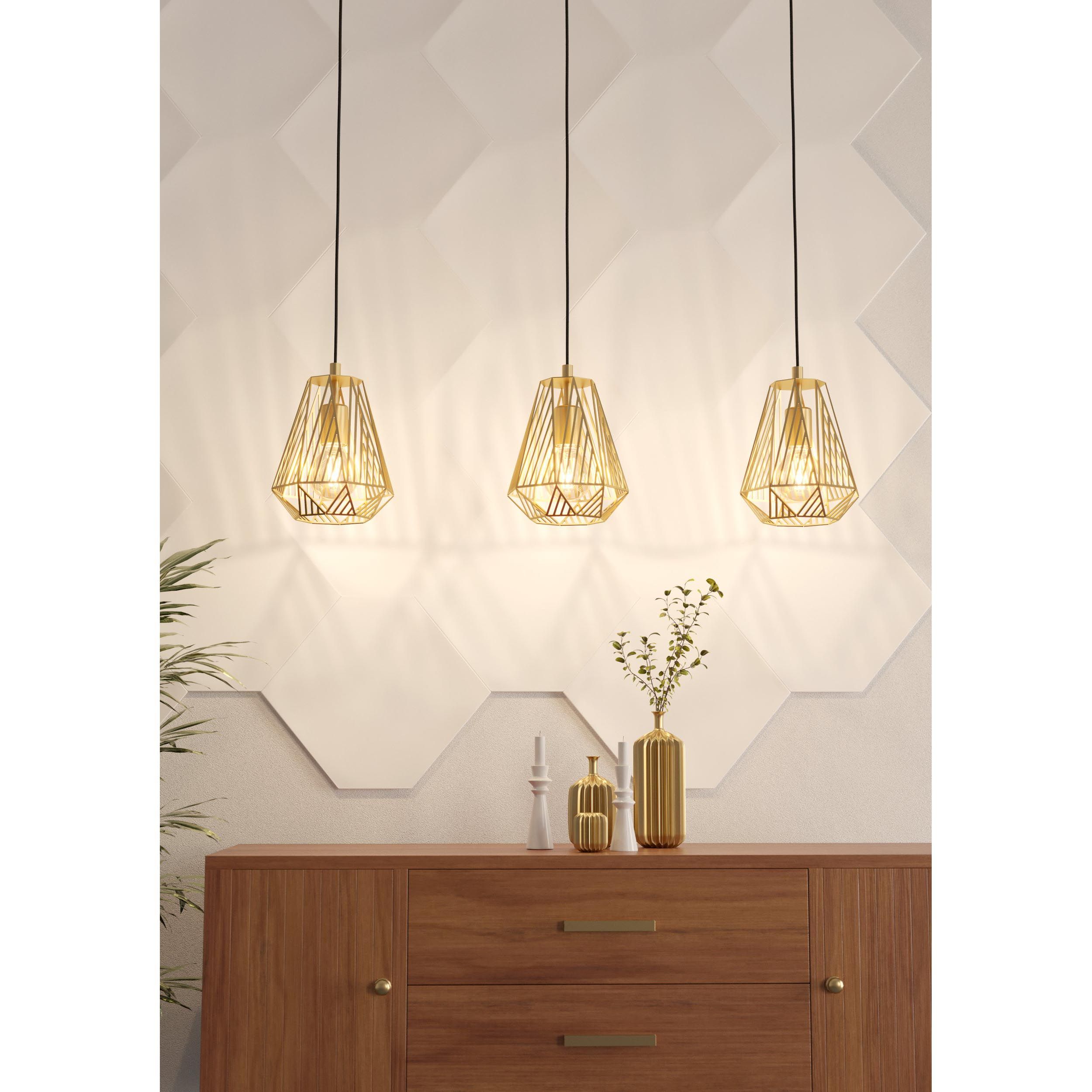Suspension STYPE doré L96cm