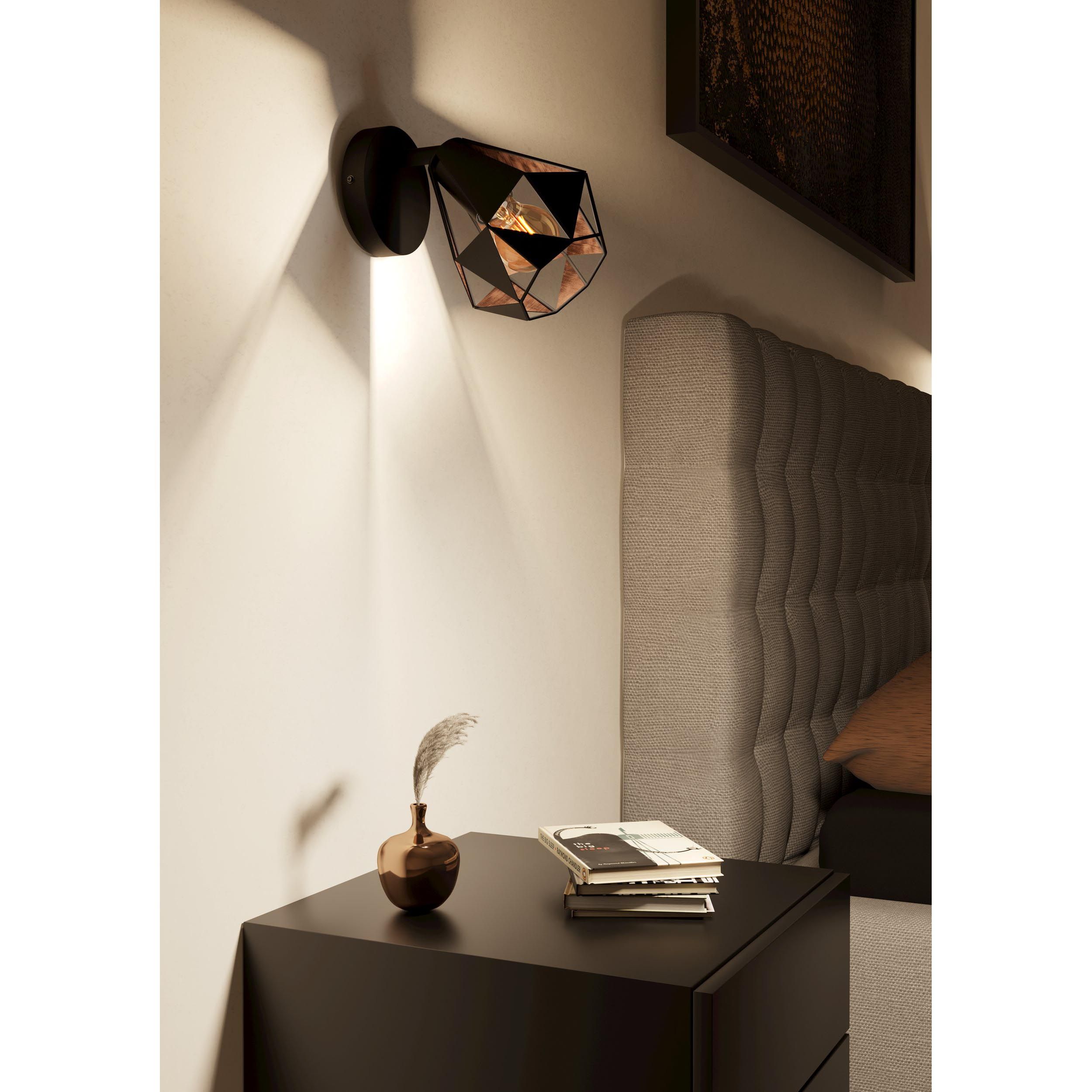 Spot mural CARLTON 7 noir Ø16cm